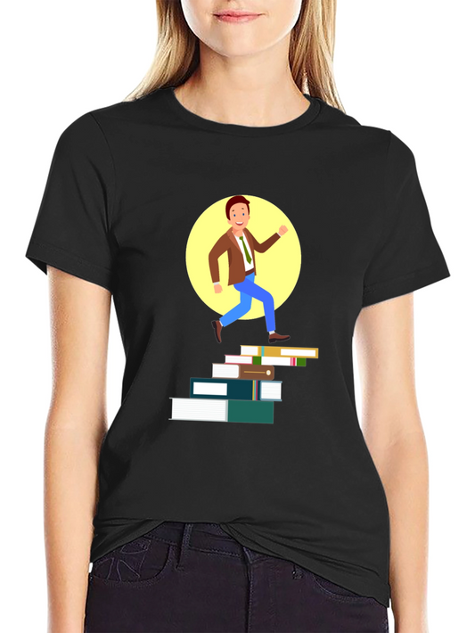 Bookworm Ascent Graphic Tee - Black