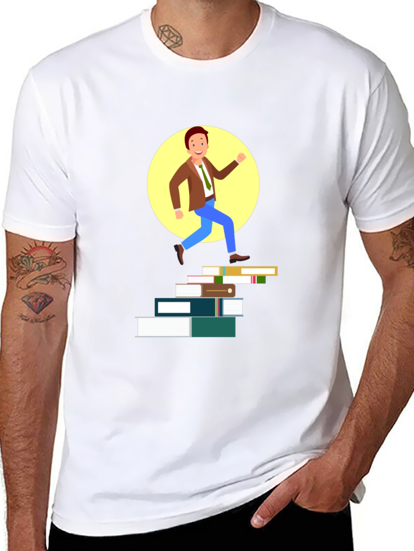 Bookworm Ascent Graphic Tee - Black