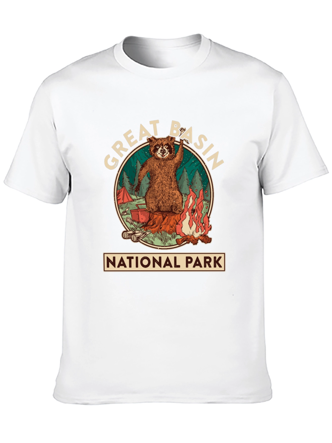 Great Basin National Park Raccoon T-Shirt