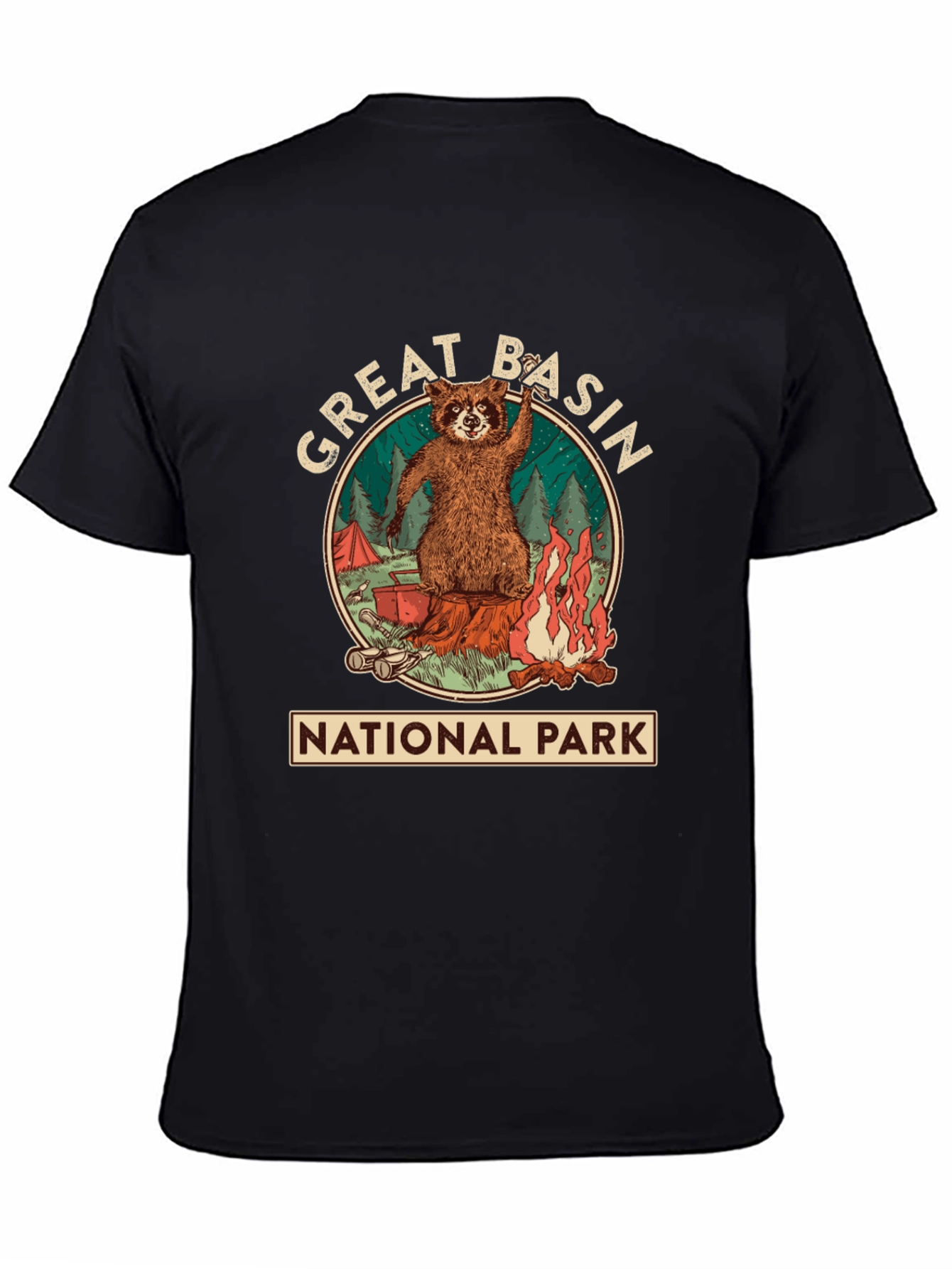 Great Basin National Park Raccoon T-Shirt