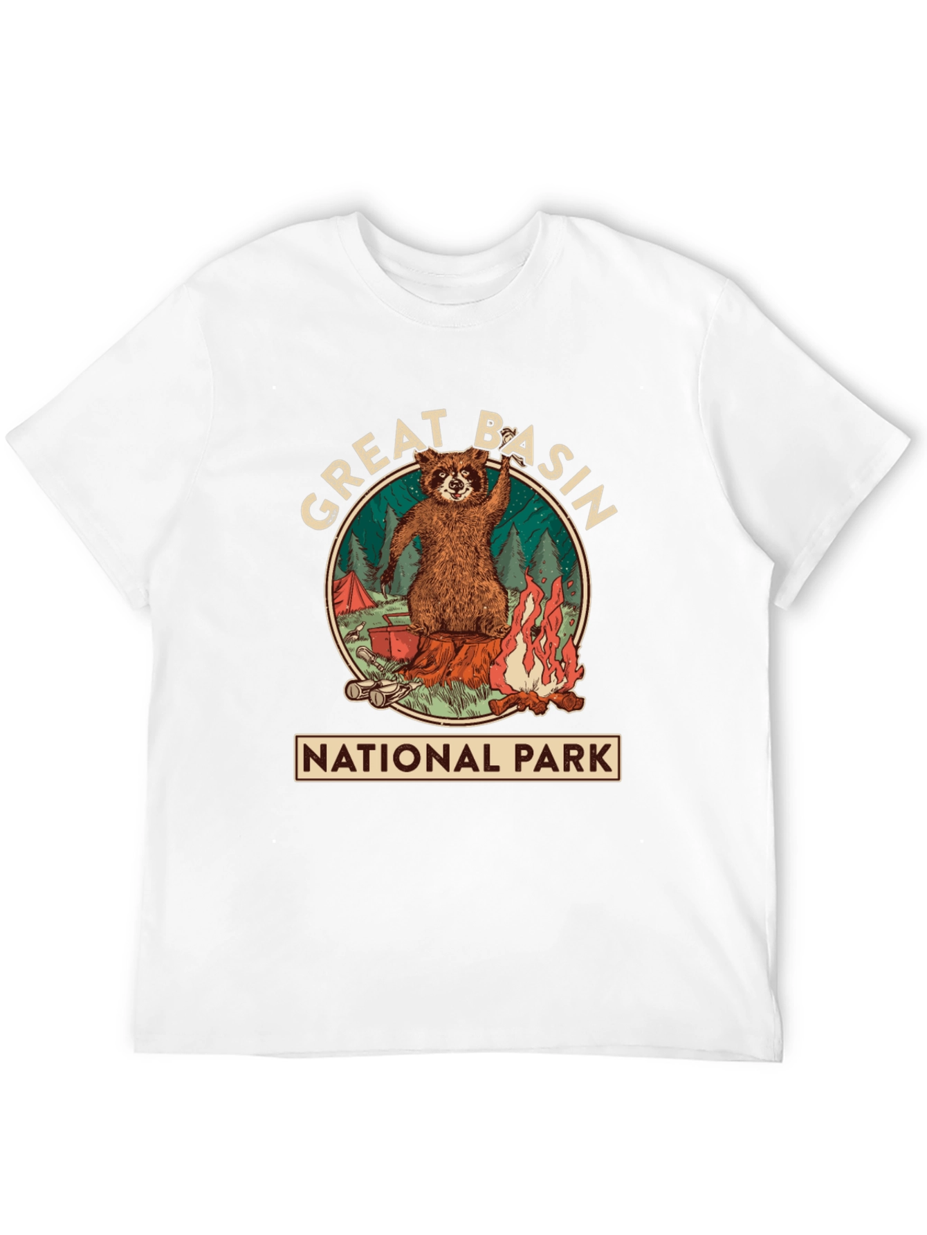 Great Basin National Park Raccoon T-Shirt