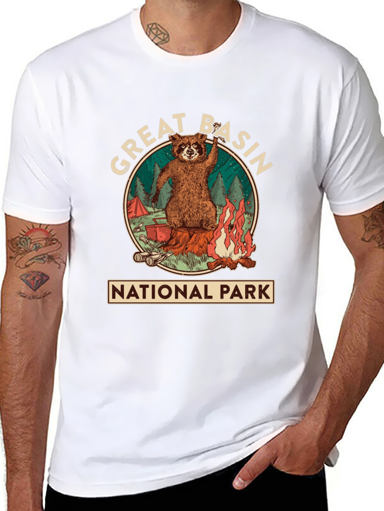 Great Basin National Park Raccoon T-Shirt
