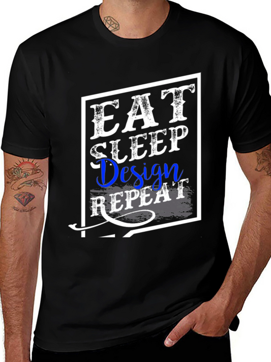 Eat Sleep Design Repeat Graphic Tee