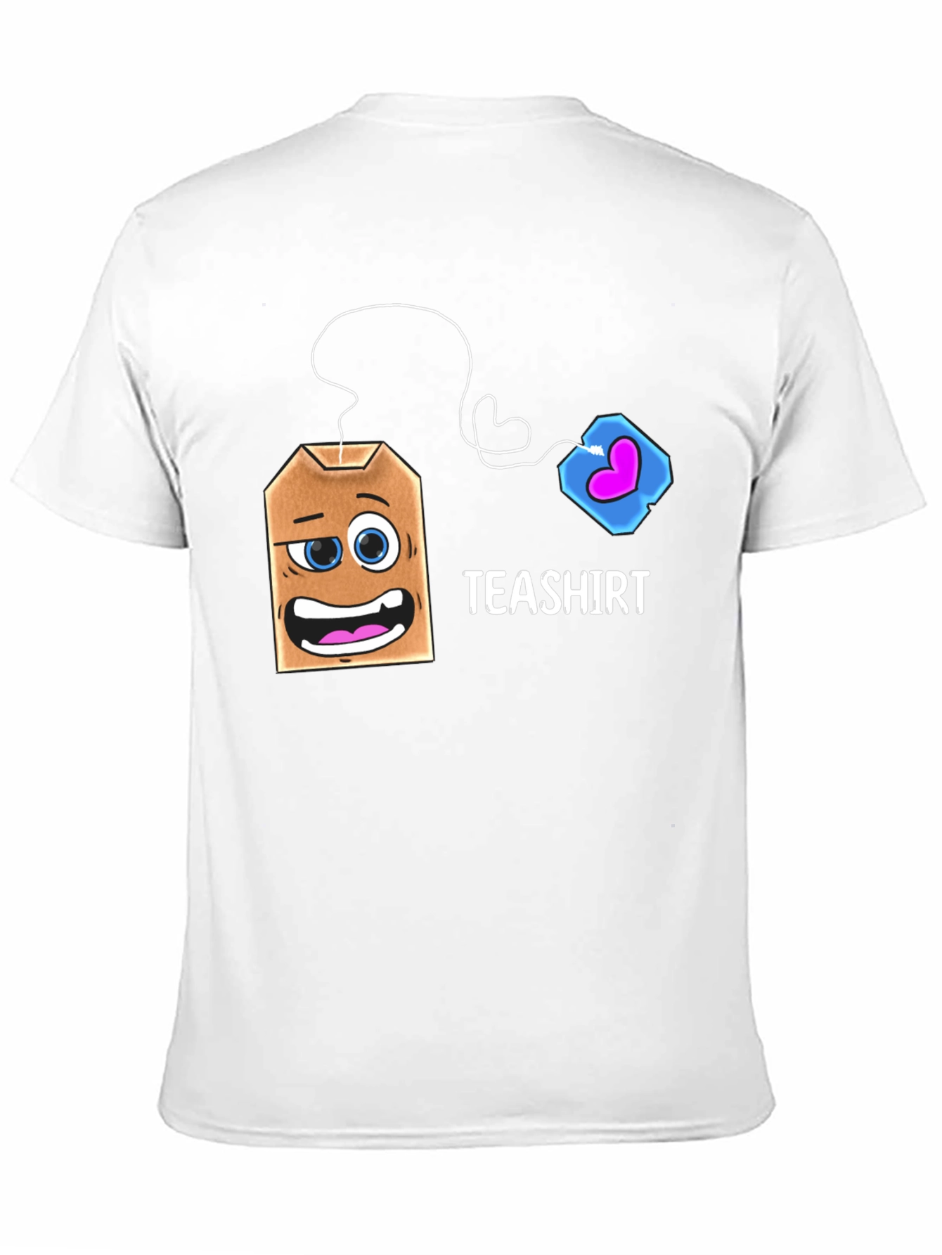 Teashirt Funny Cartoon Tea Bag Graphic T-Shirt