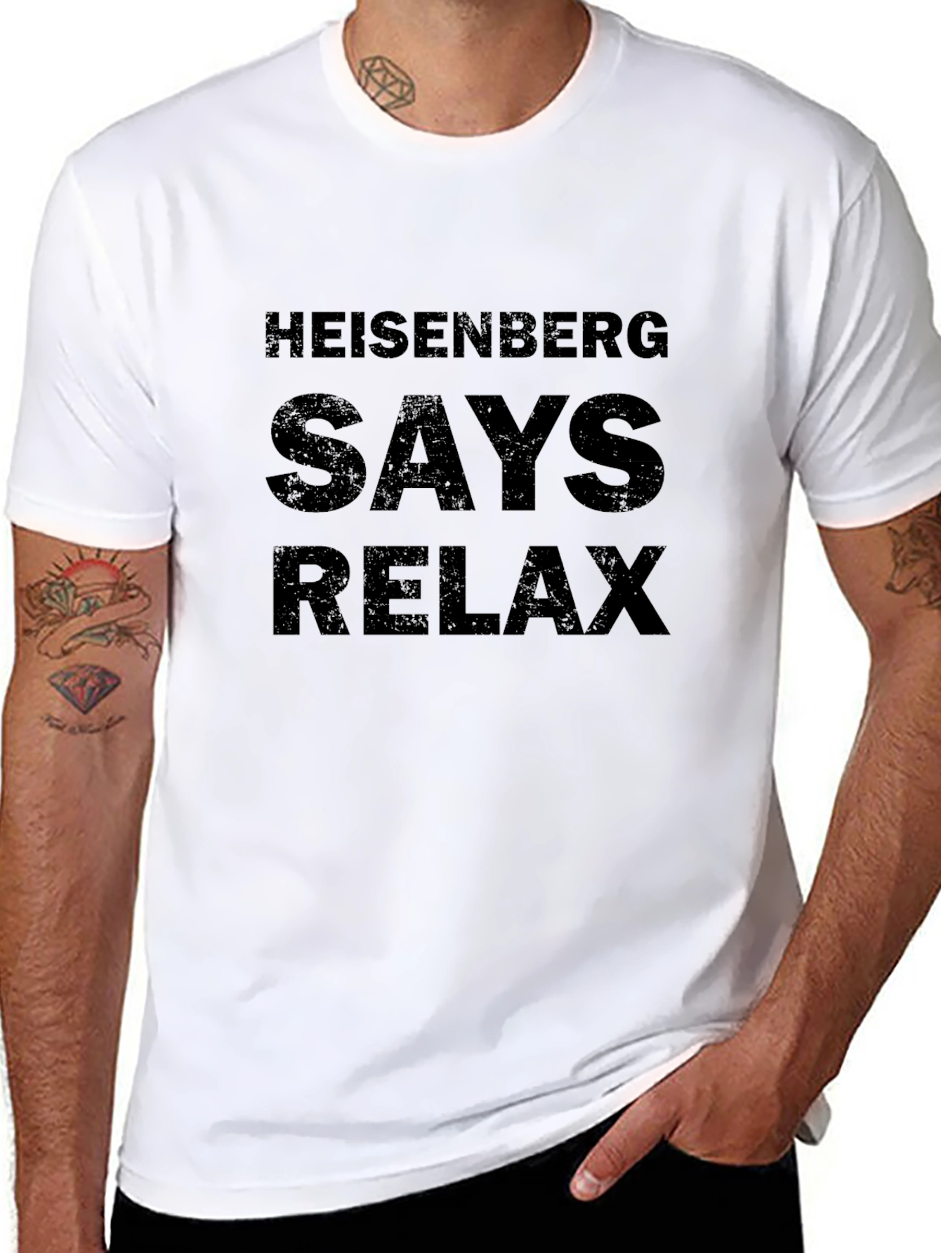 Heisenberg Says Relax Graphic T-Shirt
