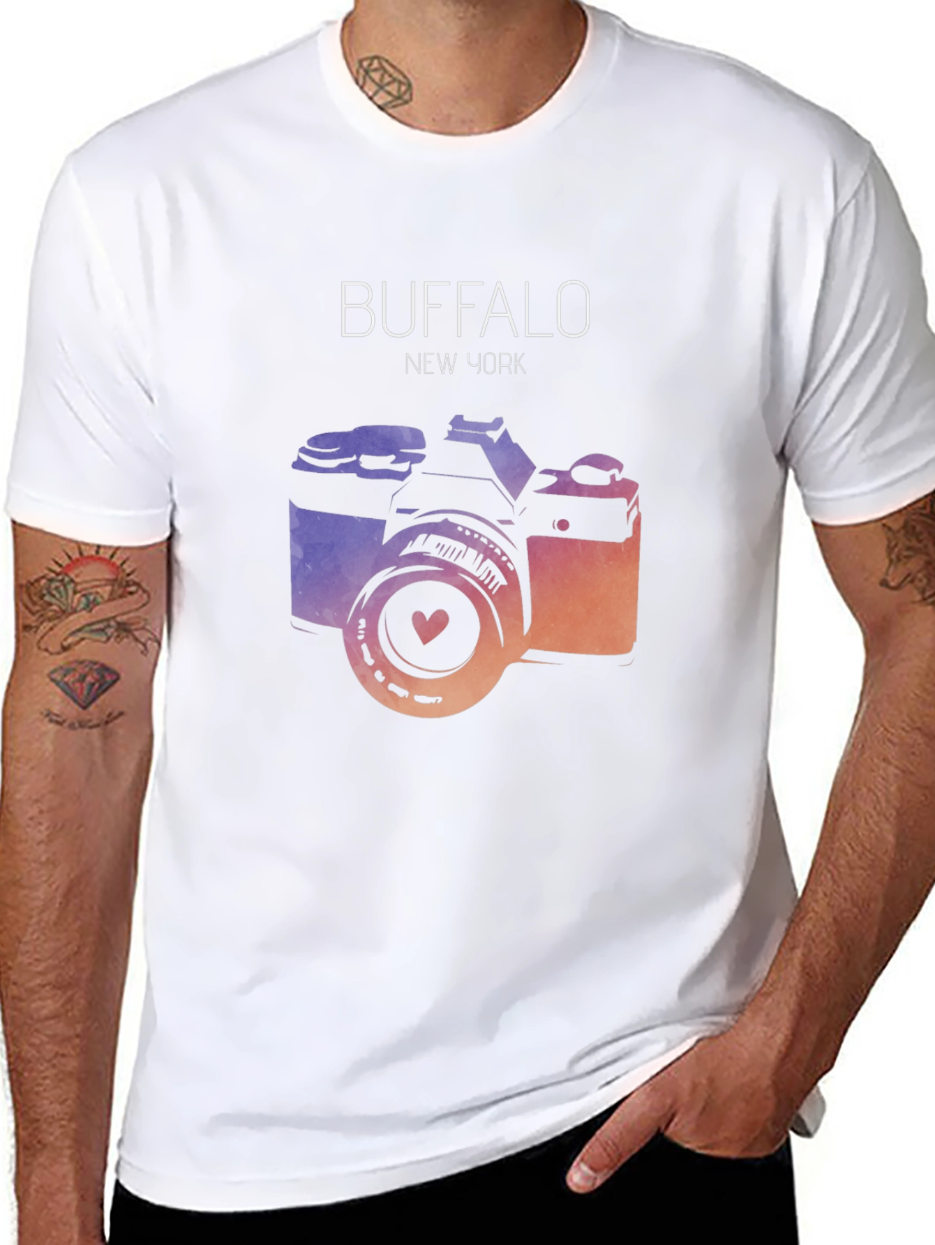 Buffalo NY Camera Graphic Tee