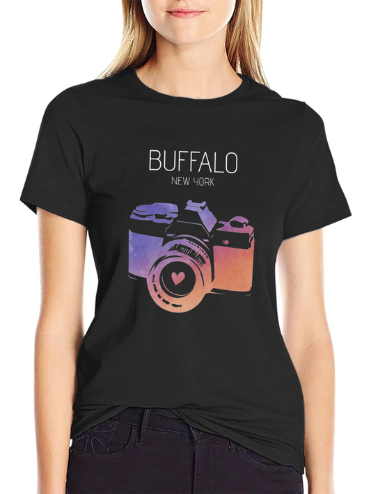 Buffalo NY Camera Graphic Tee