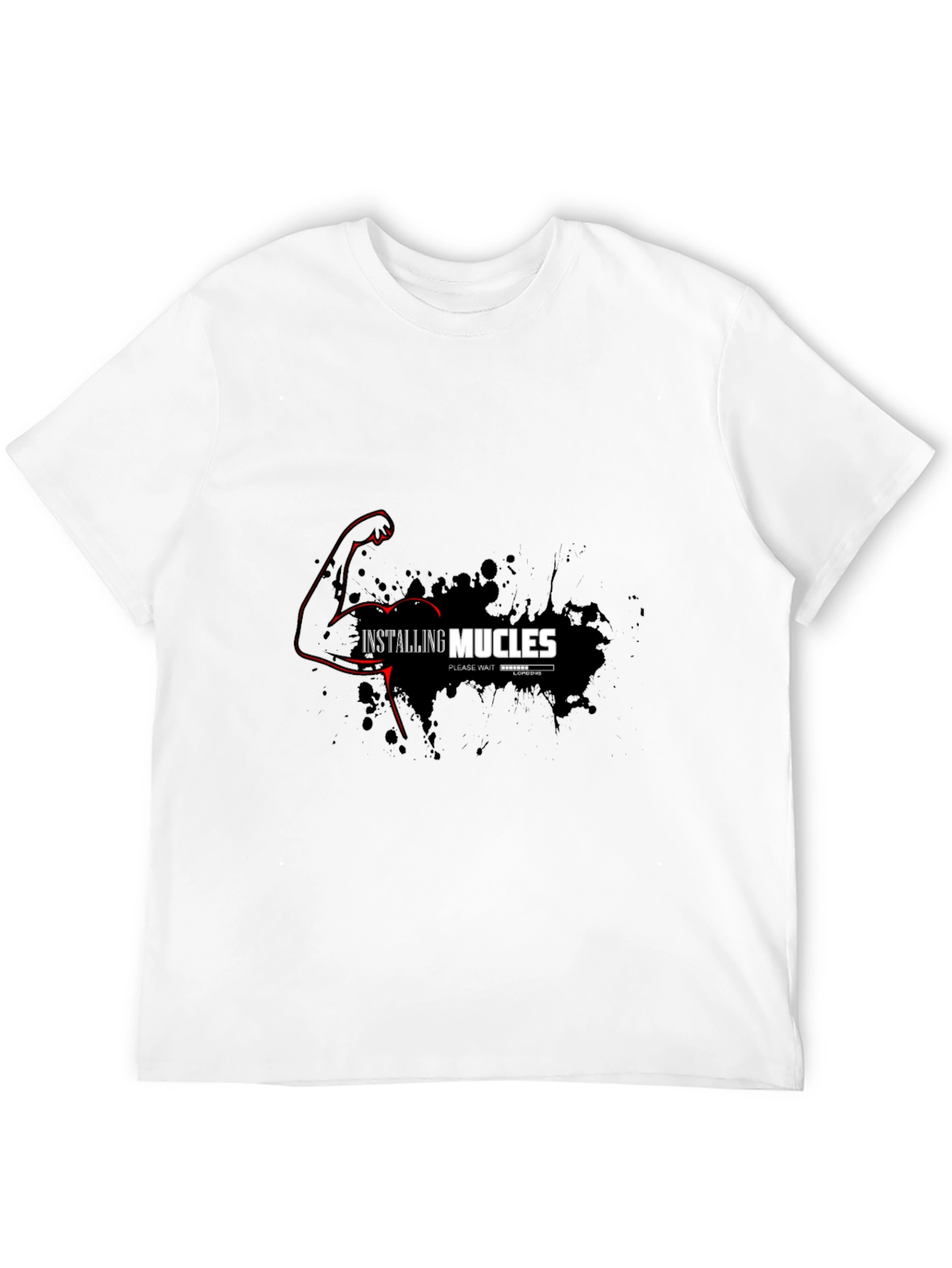 Installing Muscles Graphic T-Shirt