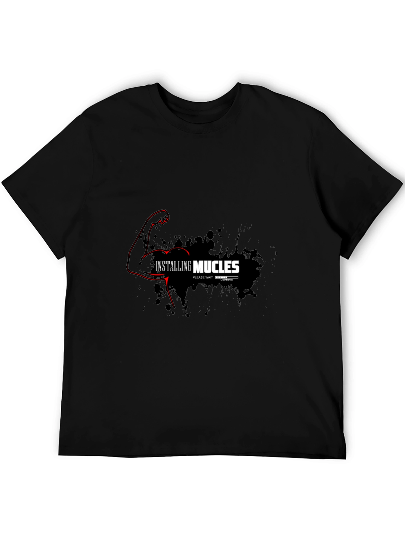 Installing Muscles Graphic T-Shirt