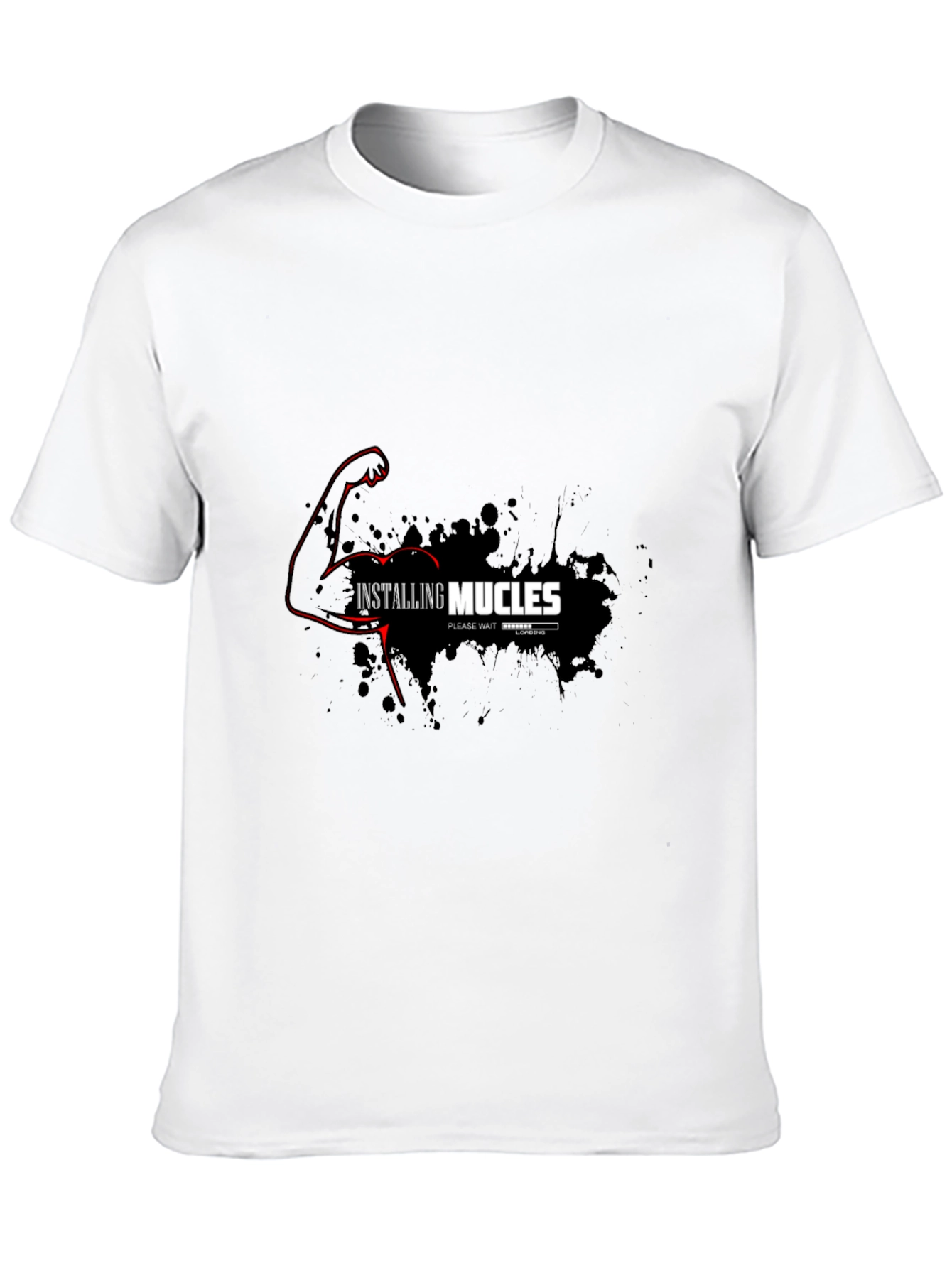 Installing Muscles Graphic T-Shirt