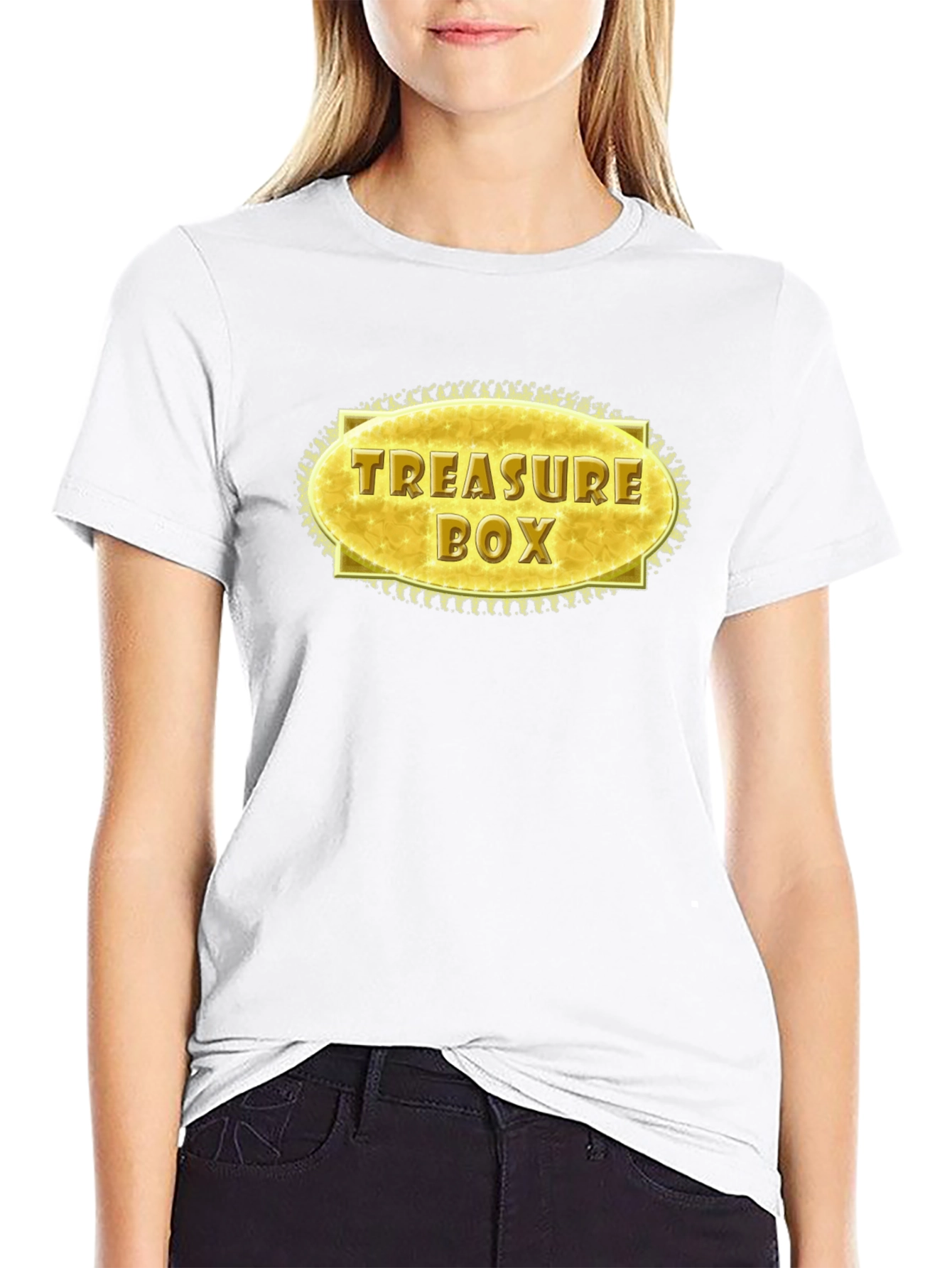 Treasure Box Graphic T-Shirt - Stylish Novelty Tee