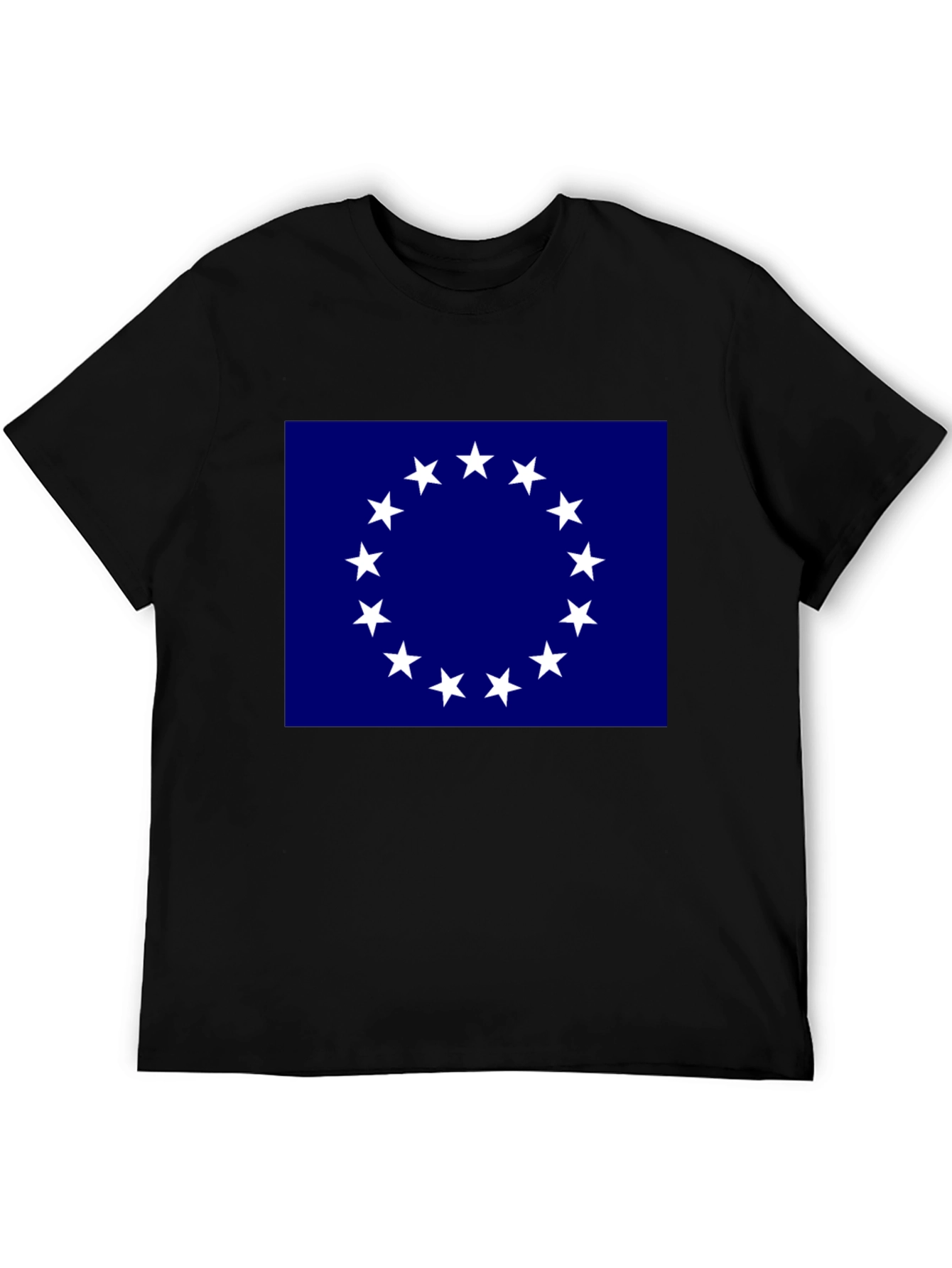 American Revolution 13 Stars Black T-Shirt