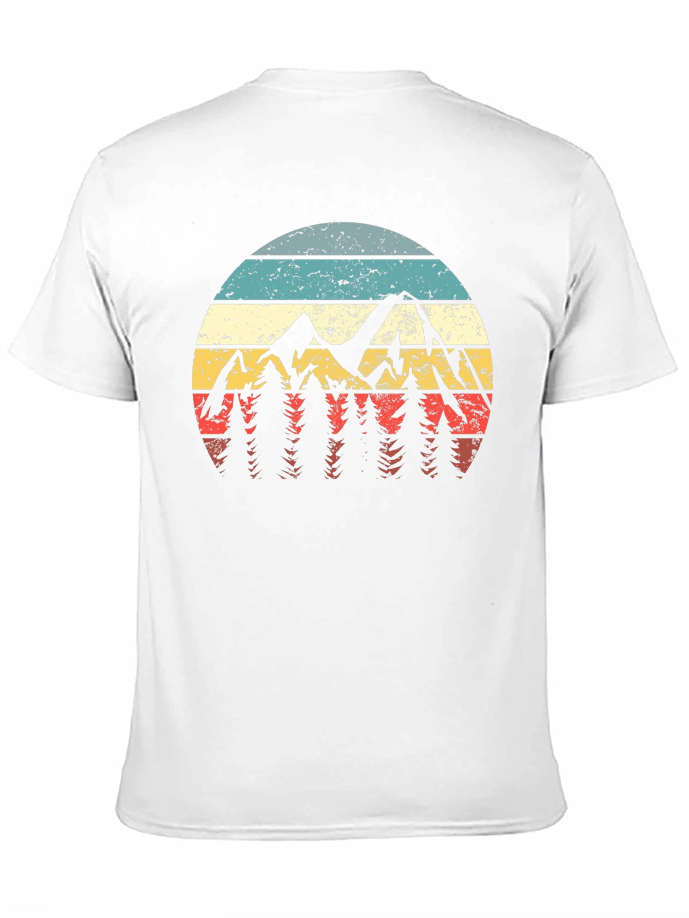 Retro Mountainscape Graphic Tee - Adventure Ready