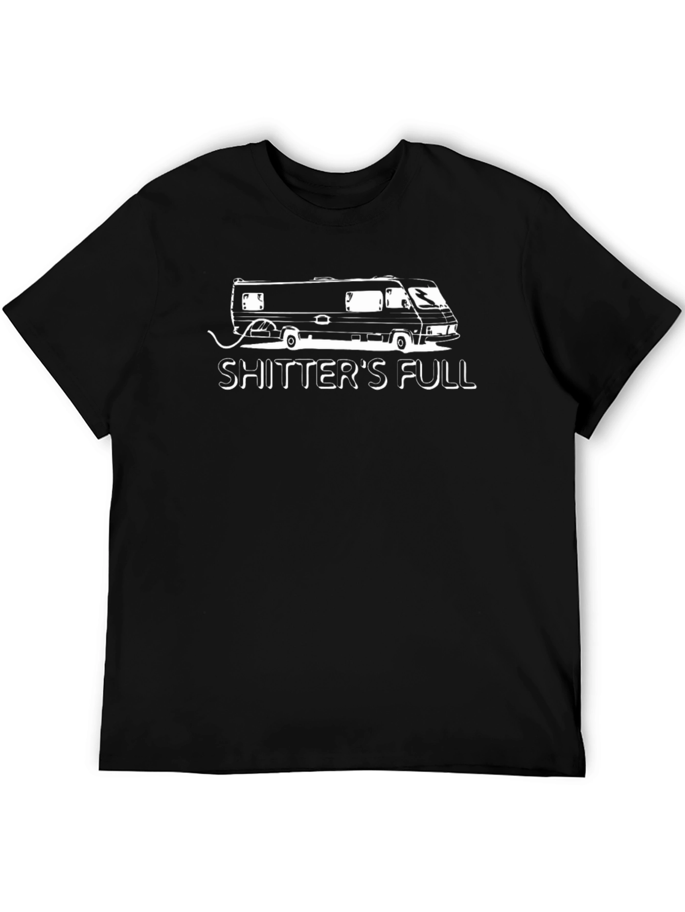 Shitters Full RV Black Graphic T-Shirt