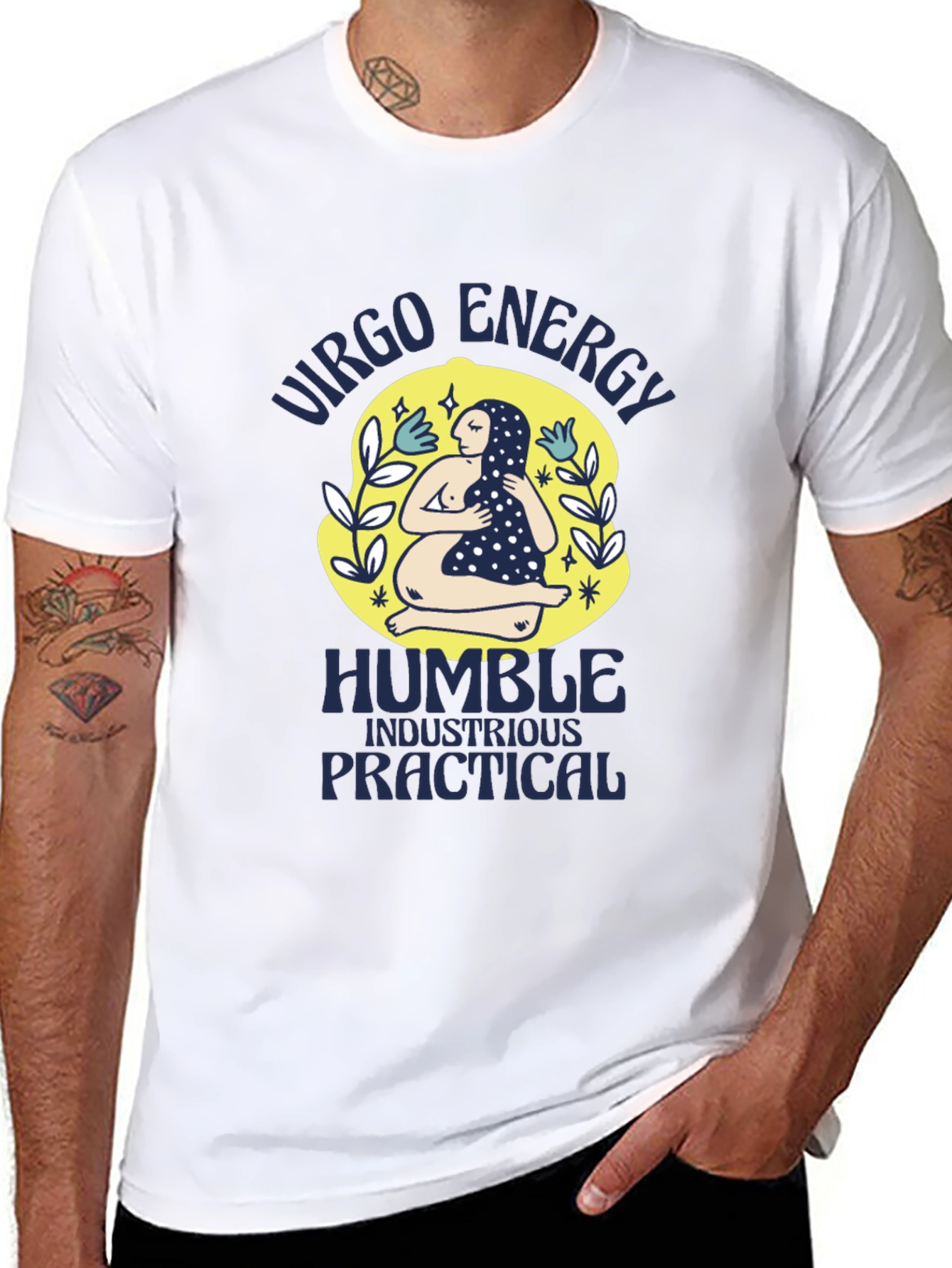 Virgo Energy Graphic T-Shirt - Humble & Practical