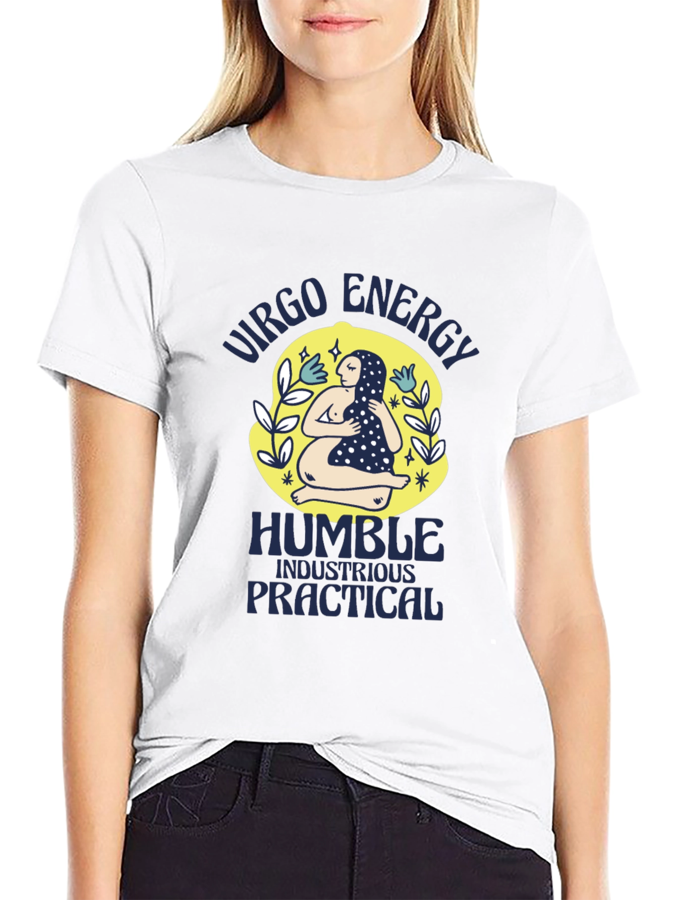 Virgo Energy Graphic T-Shirt - Humble & Practical