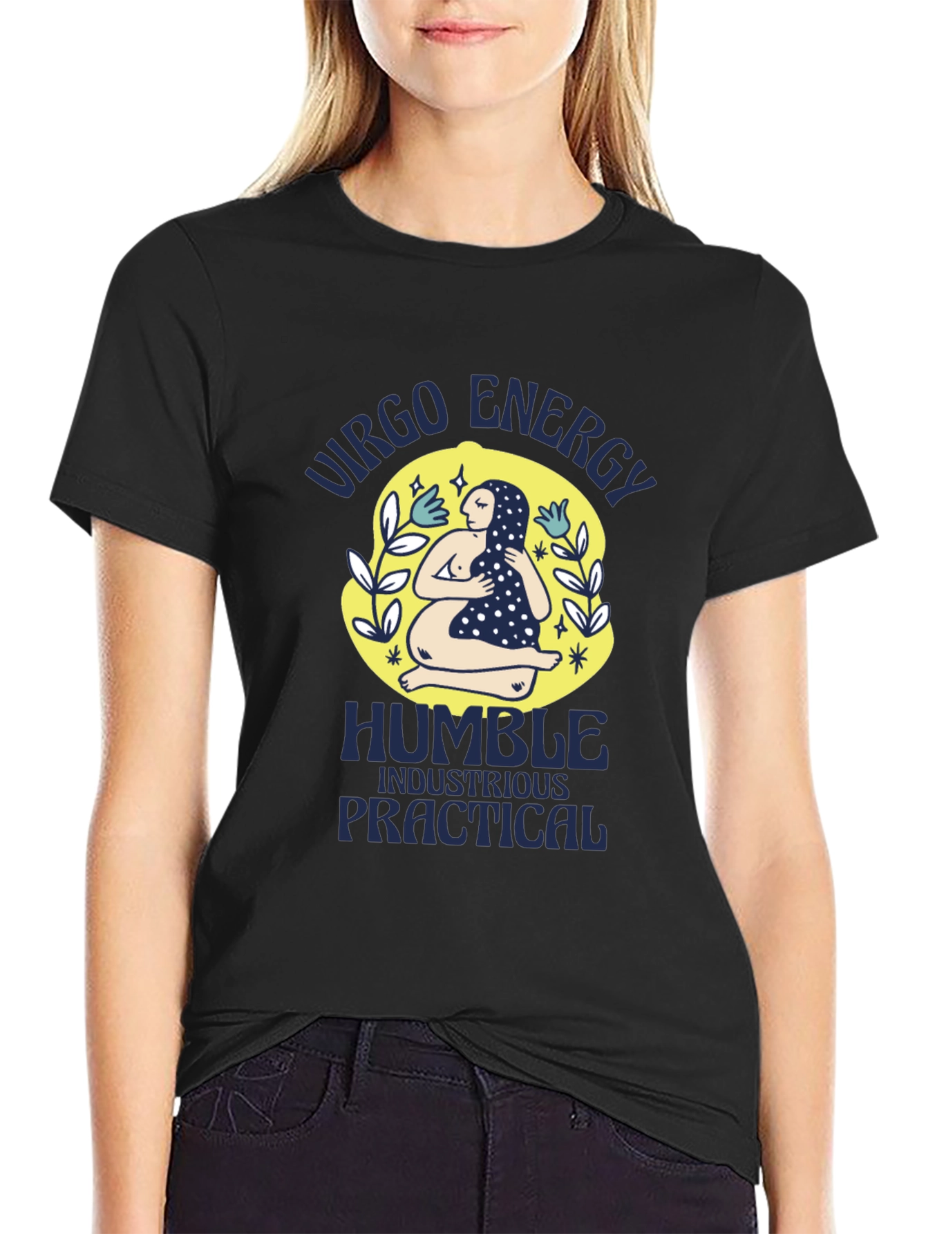 Virgo Energy Graphic T-Shirt - Humble & Practical