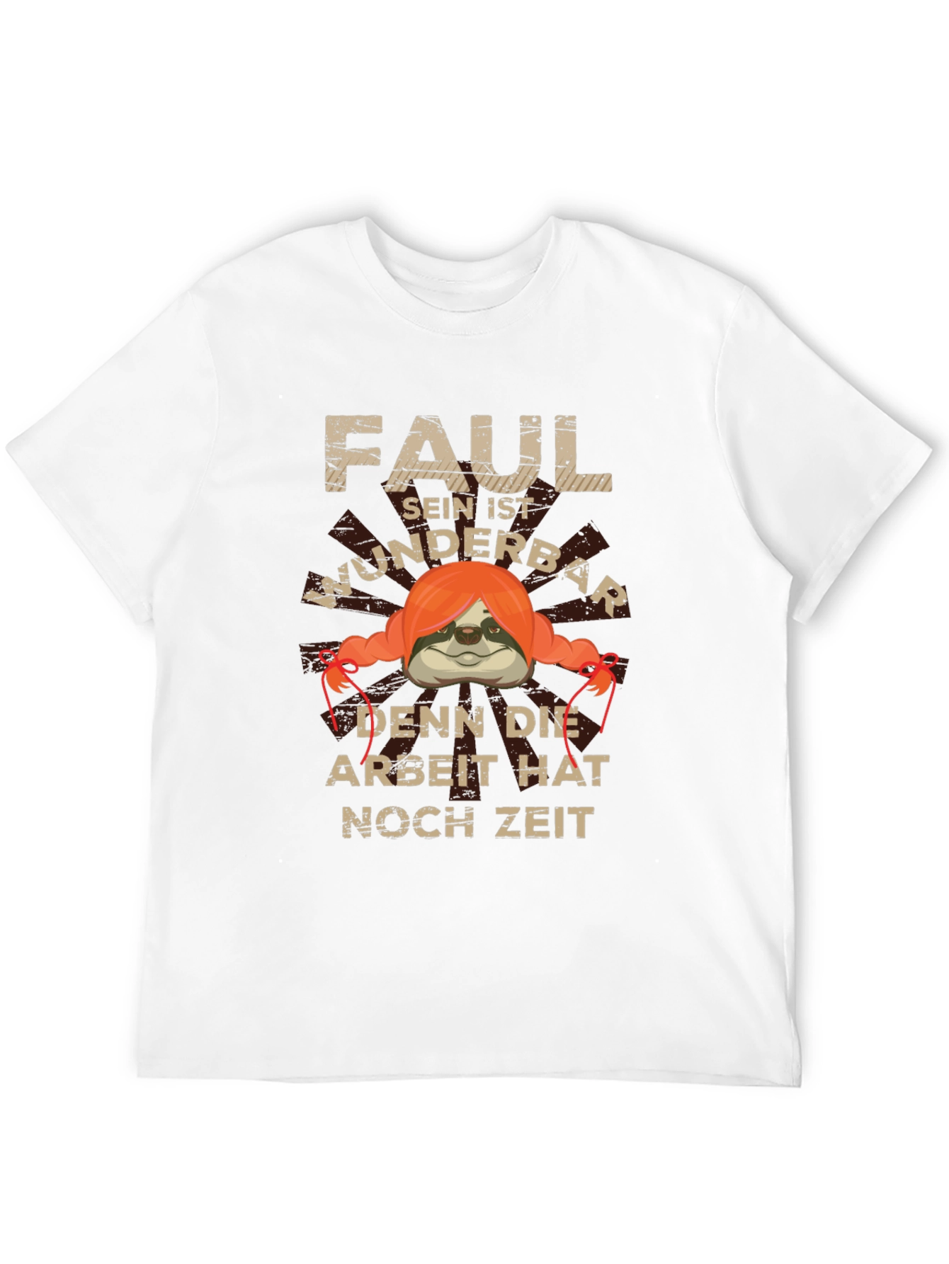 Funny Lazy Sloth Graphic T-Shirt
