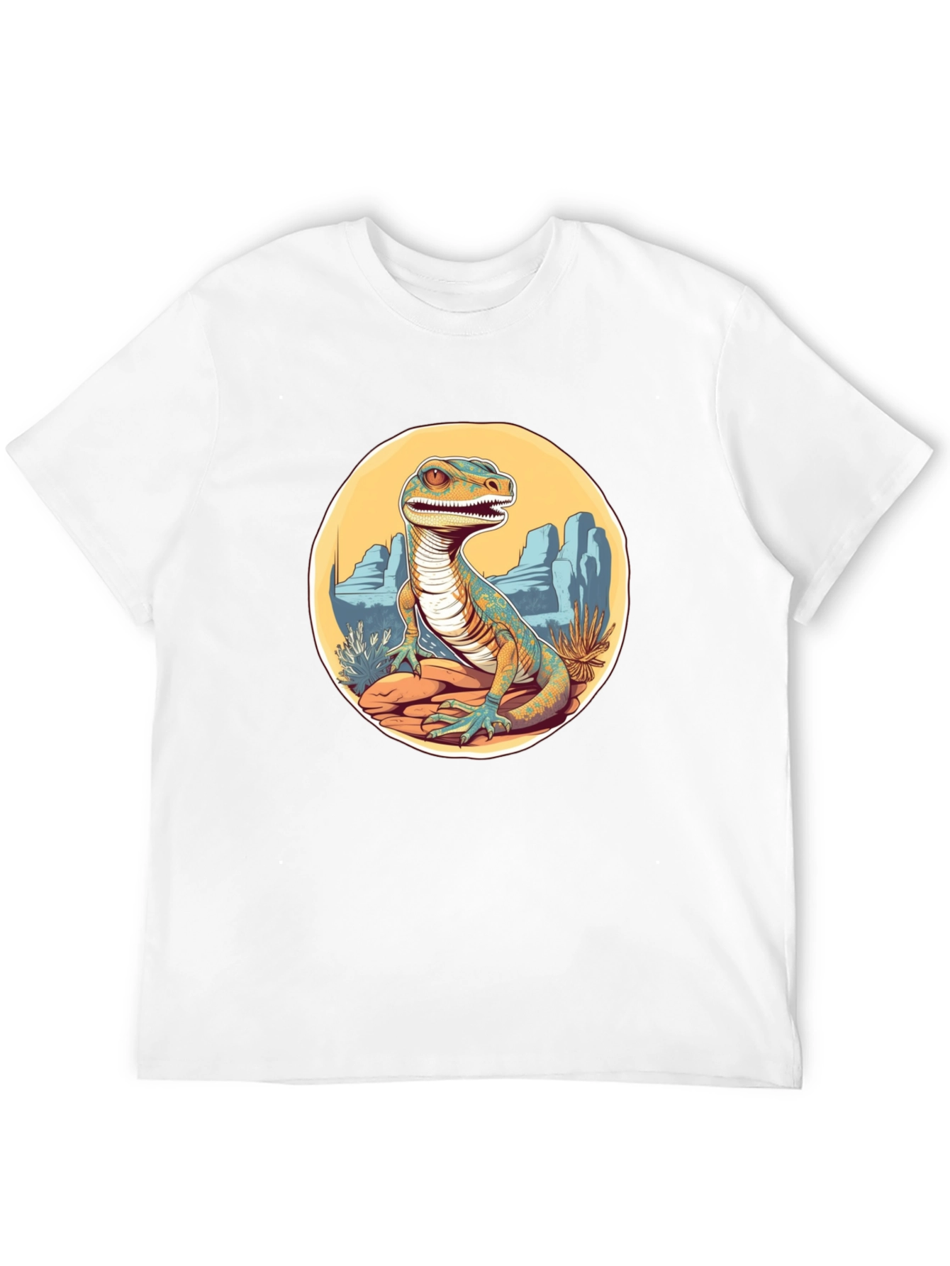 Dino Desert T-Shirt - Black