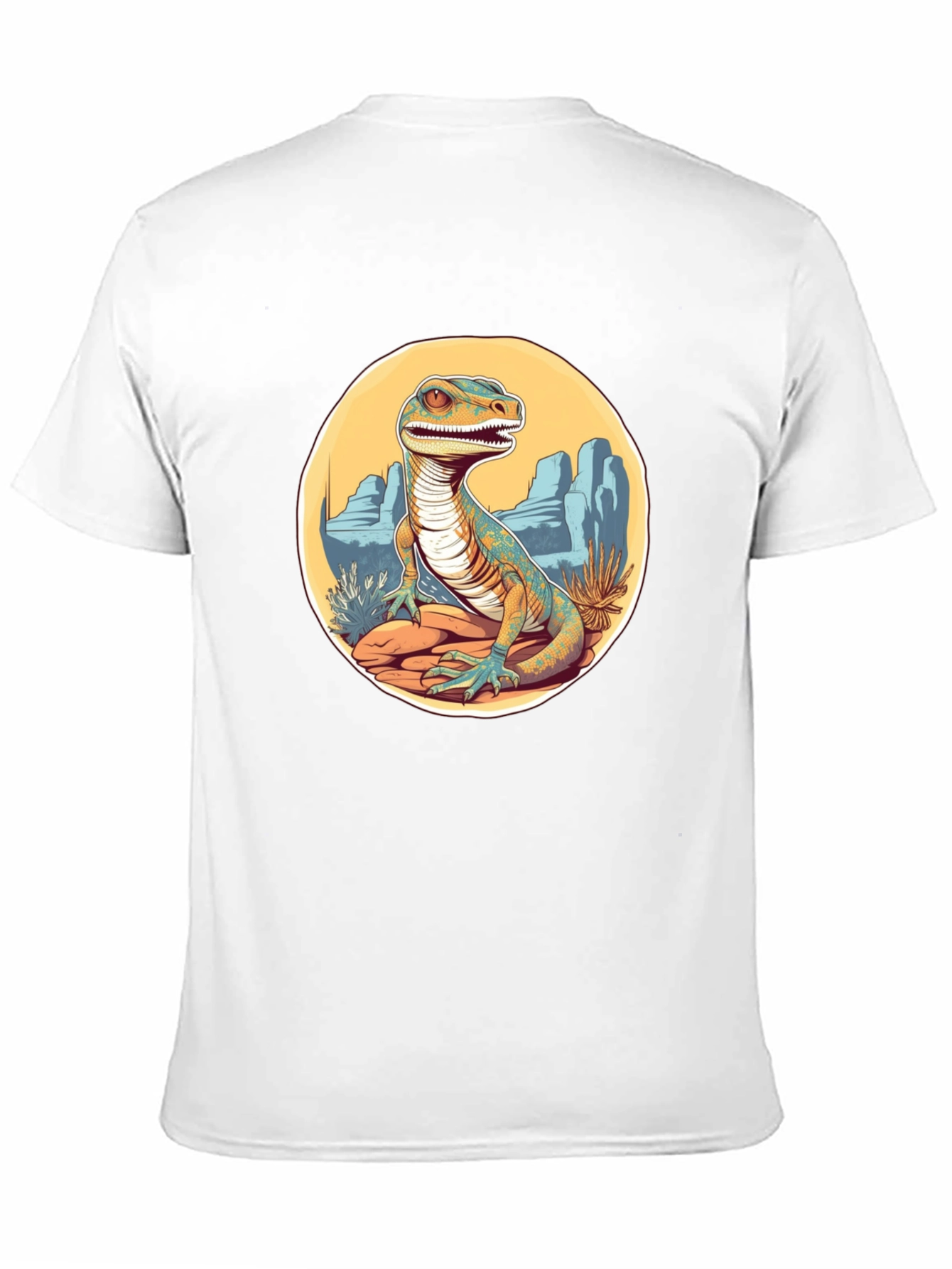Dino Desert T-Shirt - Black