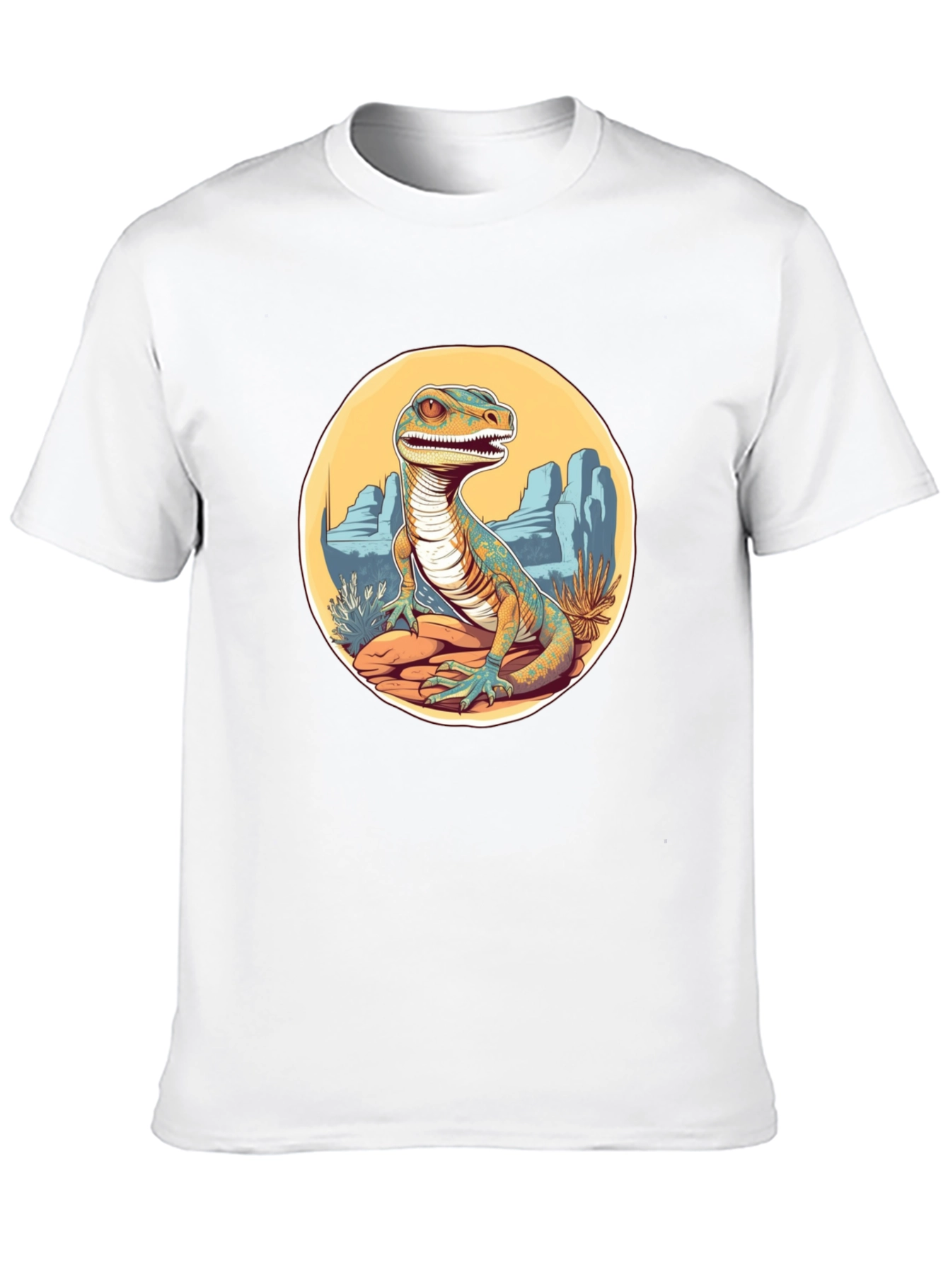 Dino Desert T-Shirt - Black