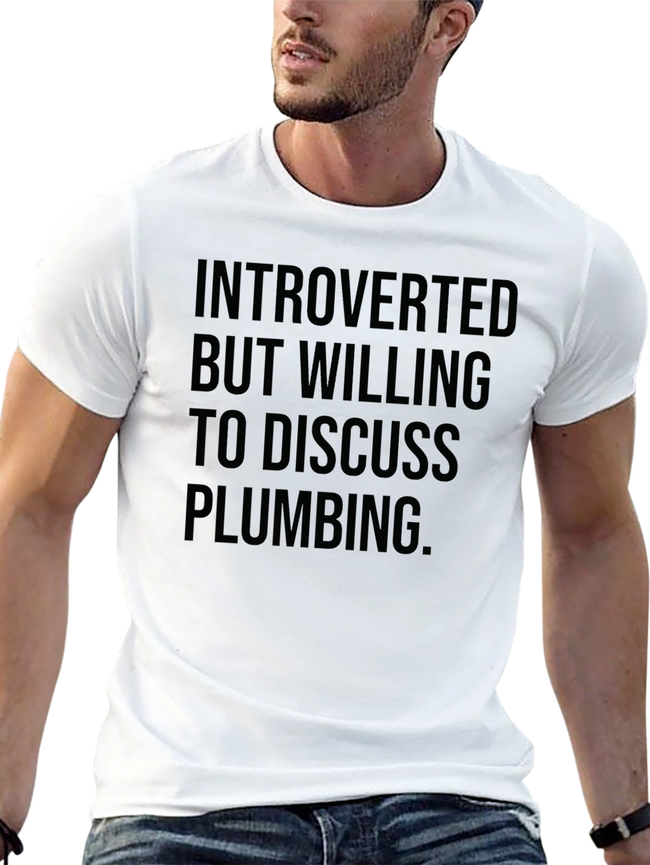 Introverted Plumbing Humor T-Shirt
