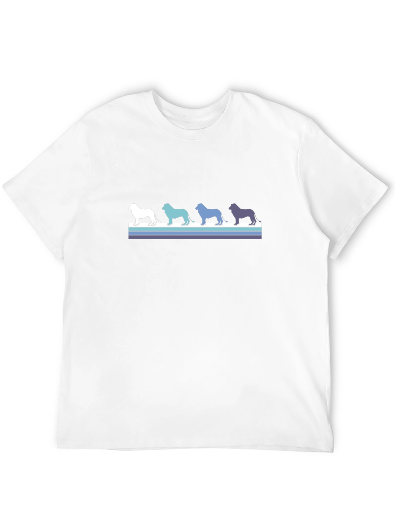 Retro Dog Silhouette T-Shirt - Black Cotton Blend