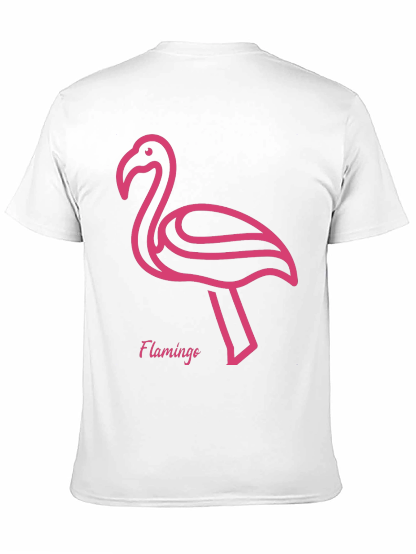 Pink Flamingo Graphic Tee - Stylish Black T-Shirt
