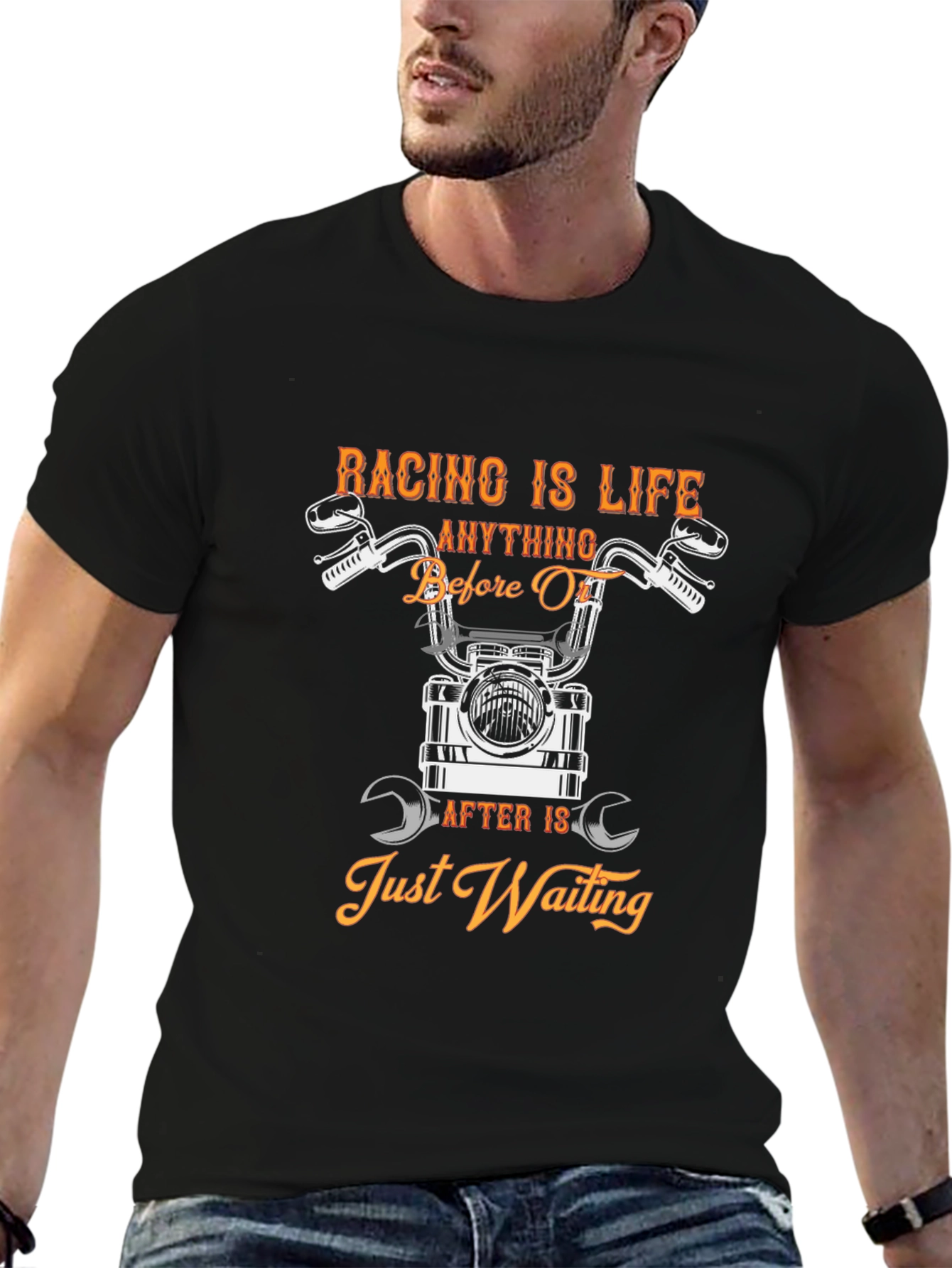 Racing Is Life Graphic T-Shirt