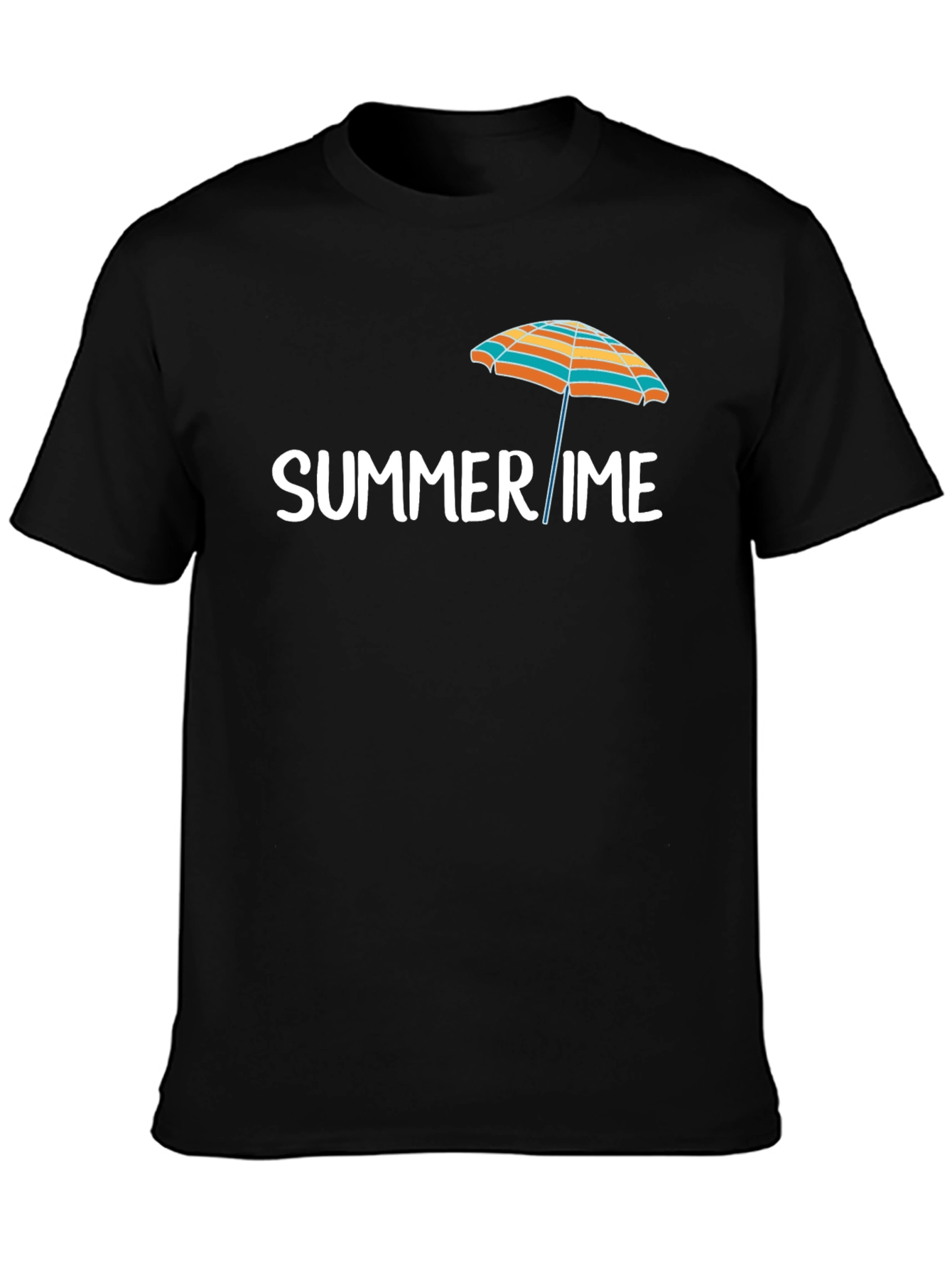 Summer Time Graphic Tee - Black