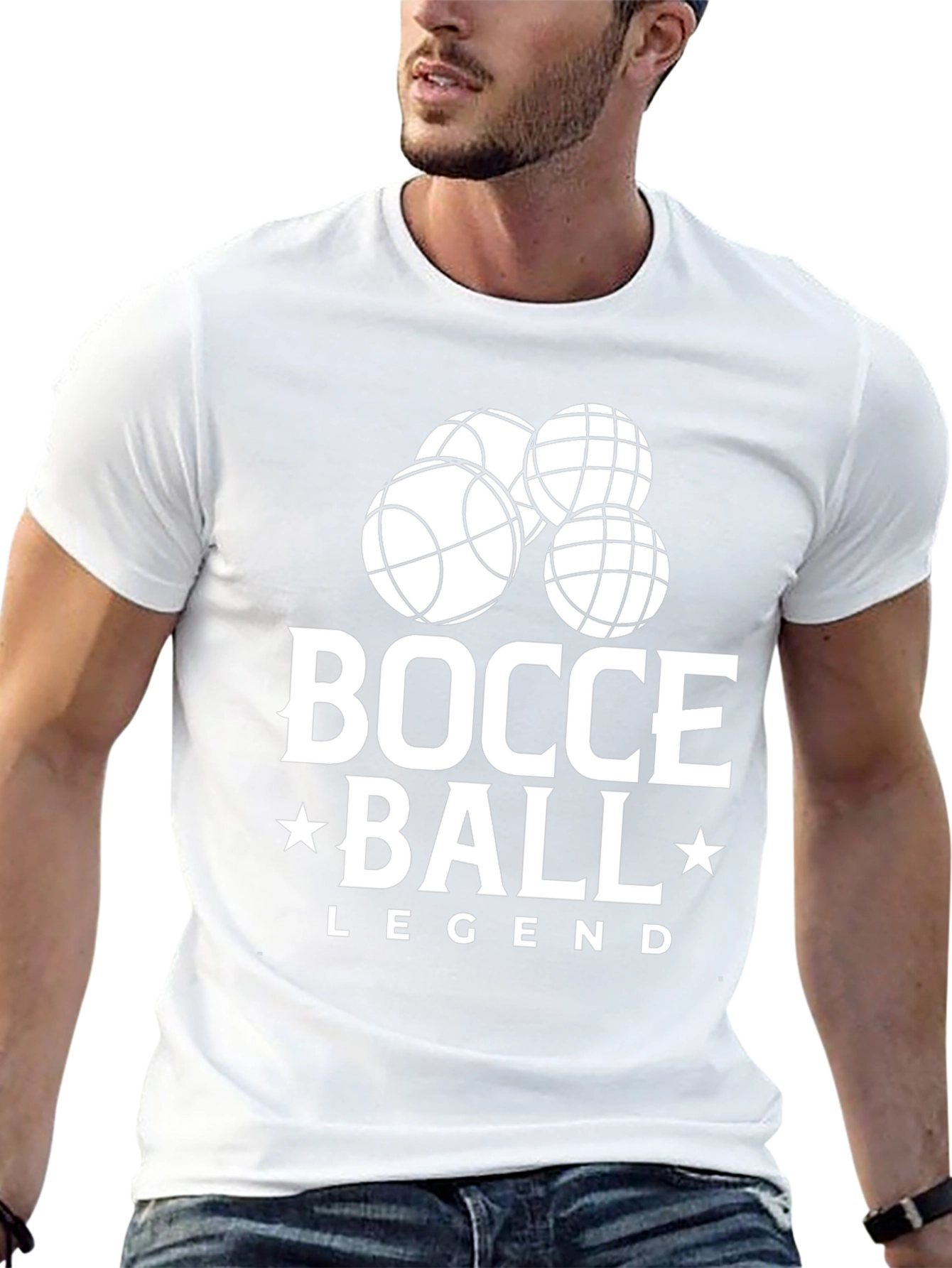 Bocce Ball Legend Graphic T-Shirt - Classic Fit