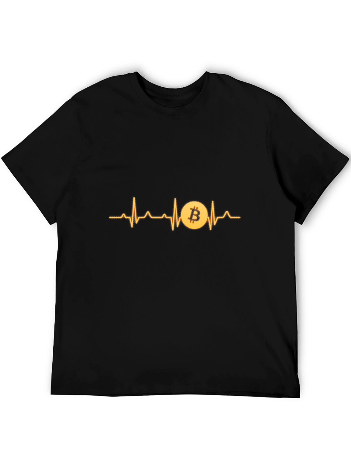 Bitcoin Heartbeat Tee - Crypto Lovers T-Shirt