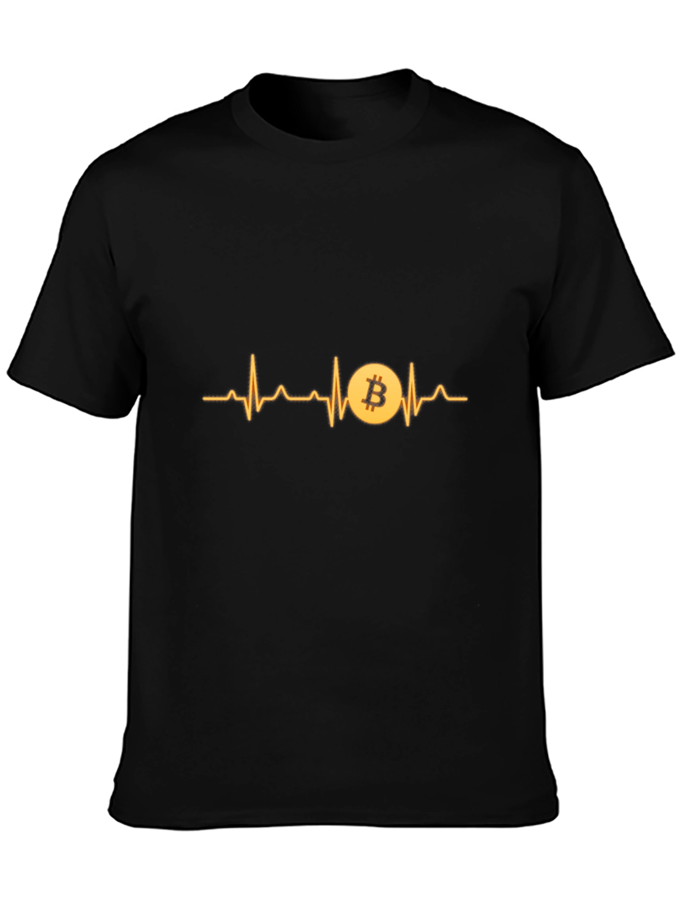 Bitcoin Heartbeat Tee - Crypto Lovers T-Shirt