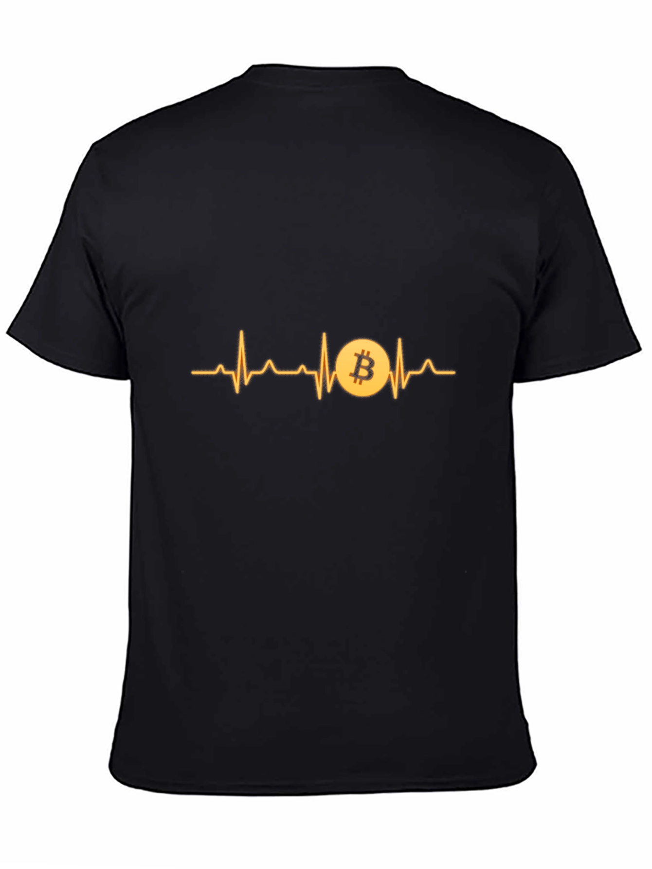 Bitcoin Heartbeat Tee - Crypto Lovers T-Shirt