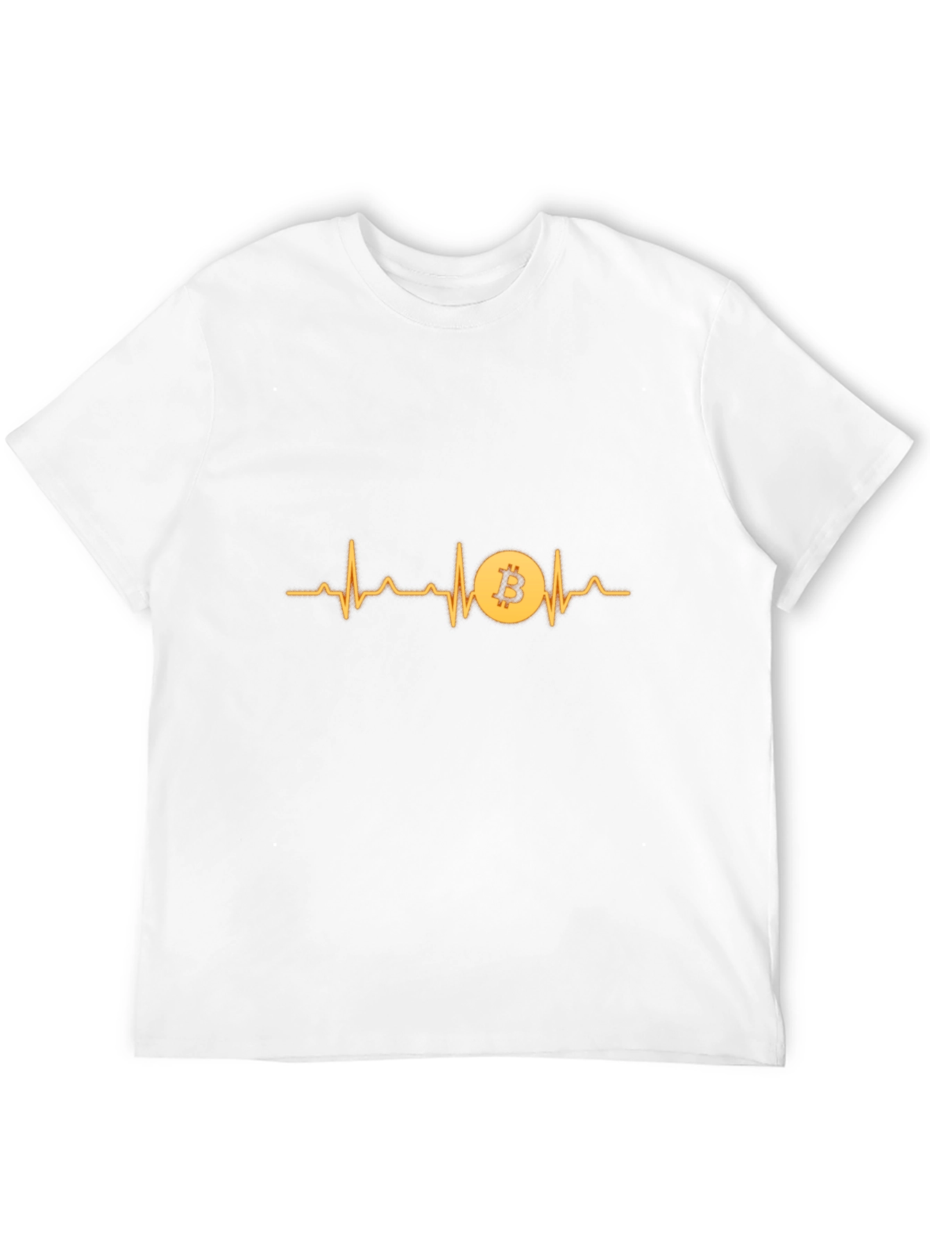 Bitcoin Heartbeat Tee - Crypto Lovers T-Shirt