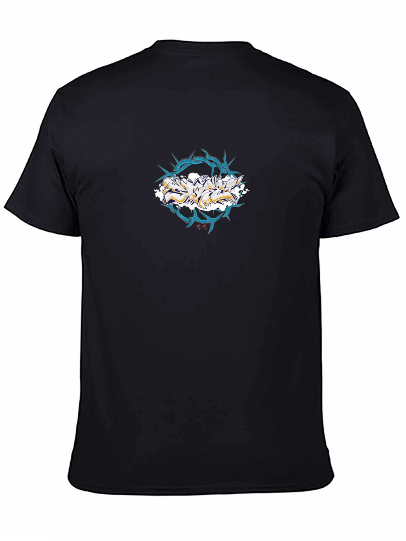 Edgy Graphic Tee - Crown Design
