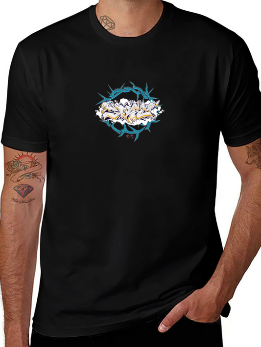 Edgy Graphic Tee - Crown Design