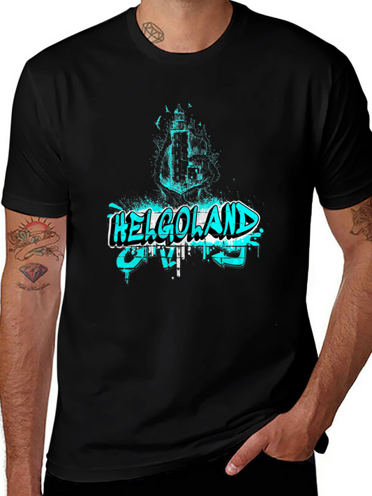 Helgoland Lighthouse Graphic T-Shirt