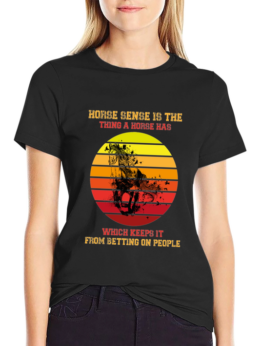Horse Sense Graphic T-Shirt