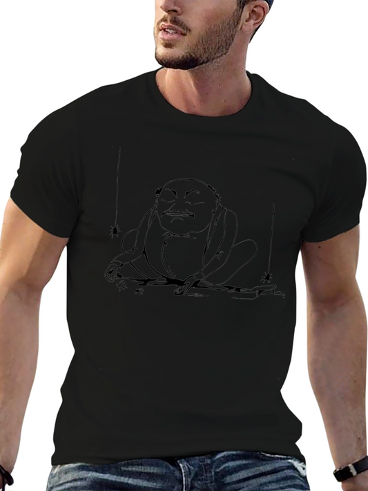 Creepy Character Graphic Print T-Shirt