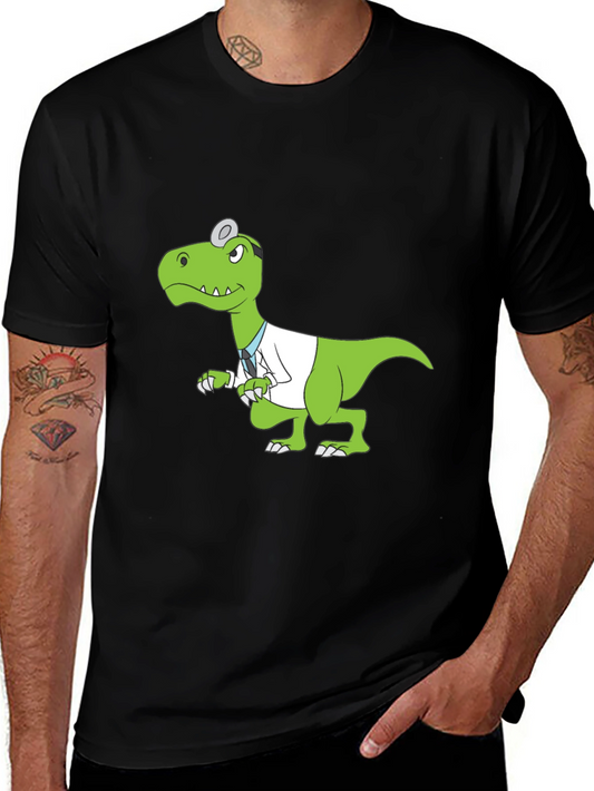 Dino Doctor Black T-Shirt