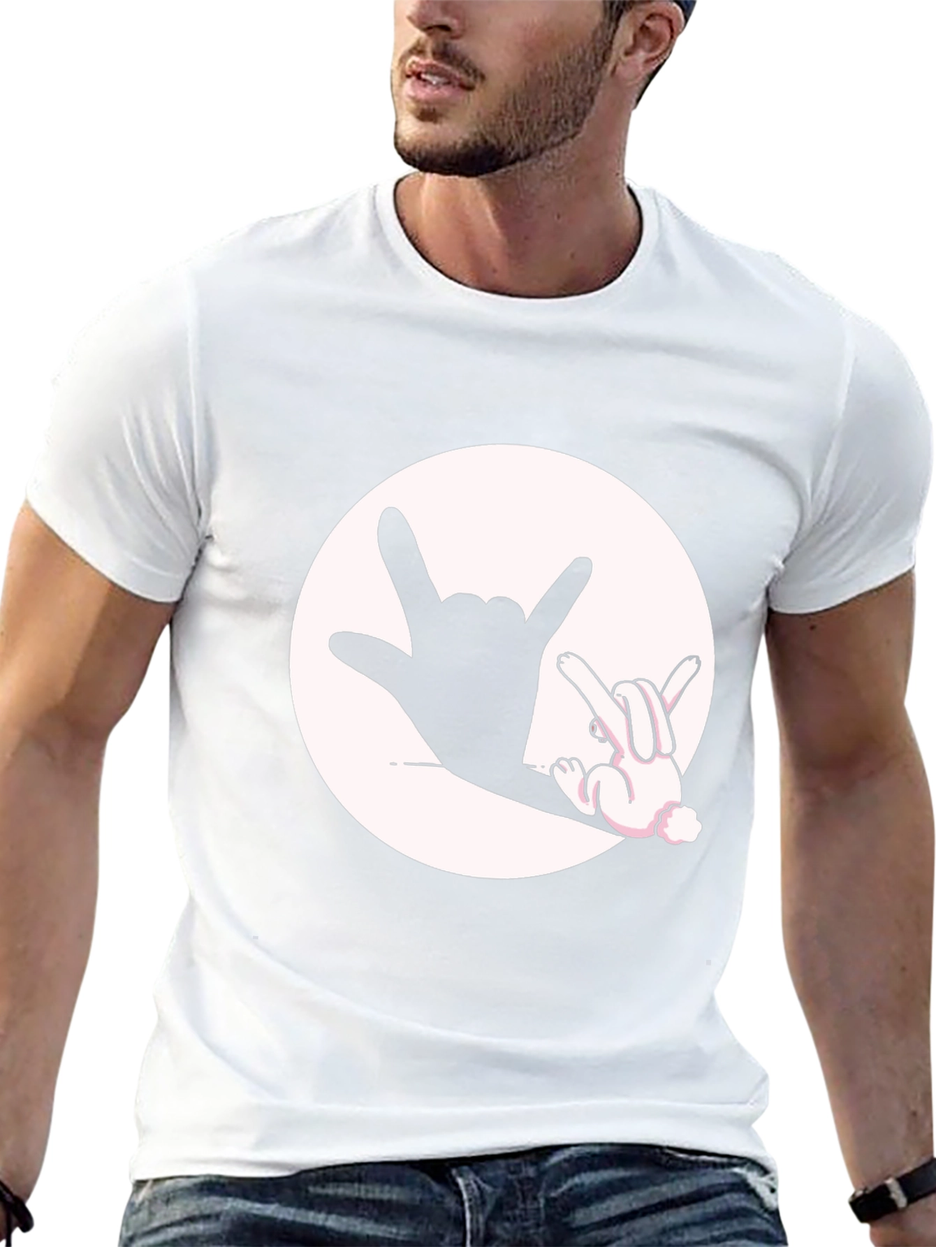 Rock On Rabbit Tee - Cool Graphic T-Shirt