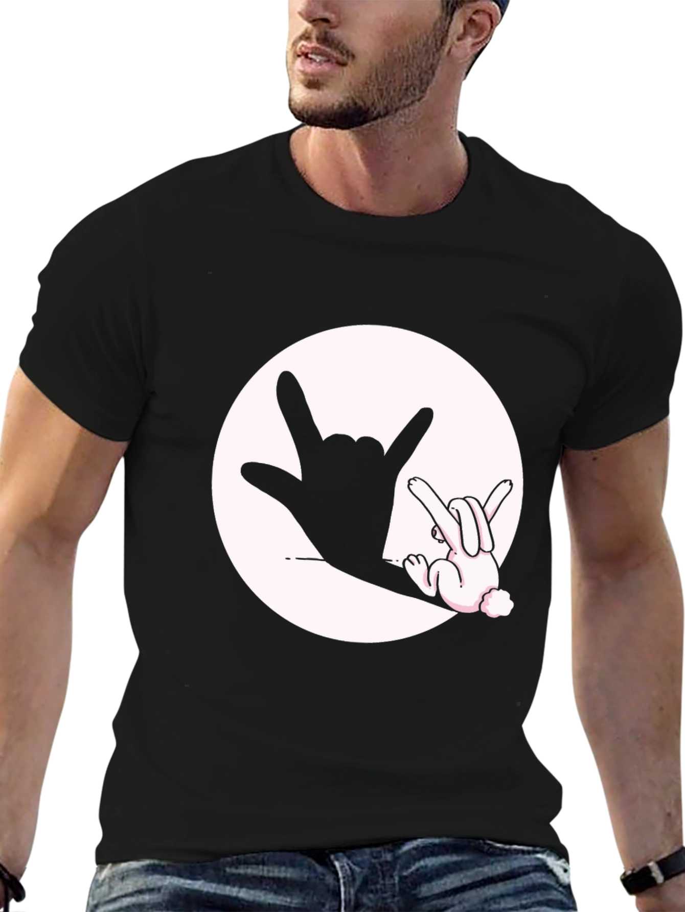 Rock On Rabbit Tee - Cool Graphic T-Shirt