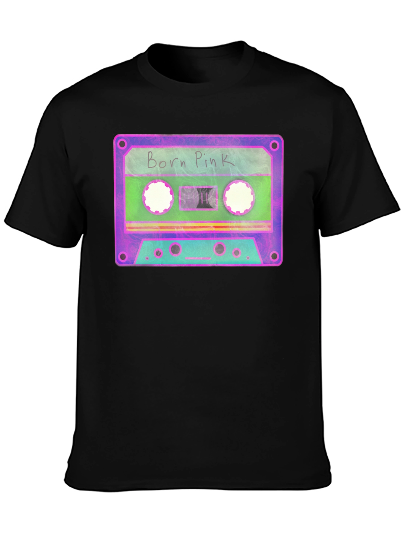 Born Pink Cassette Graphic Tee - Retro Style