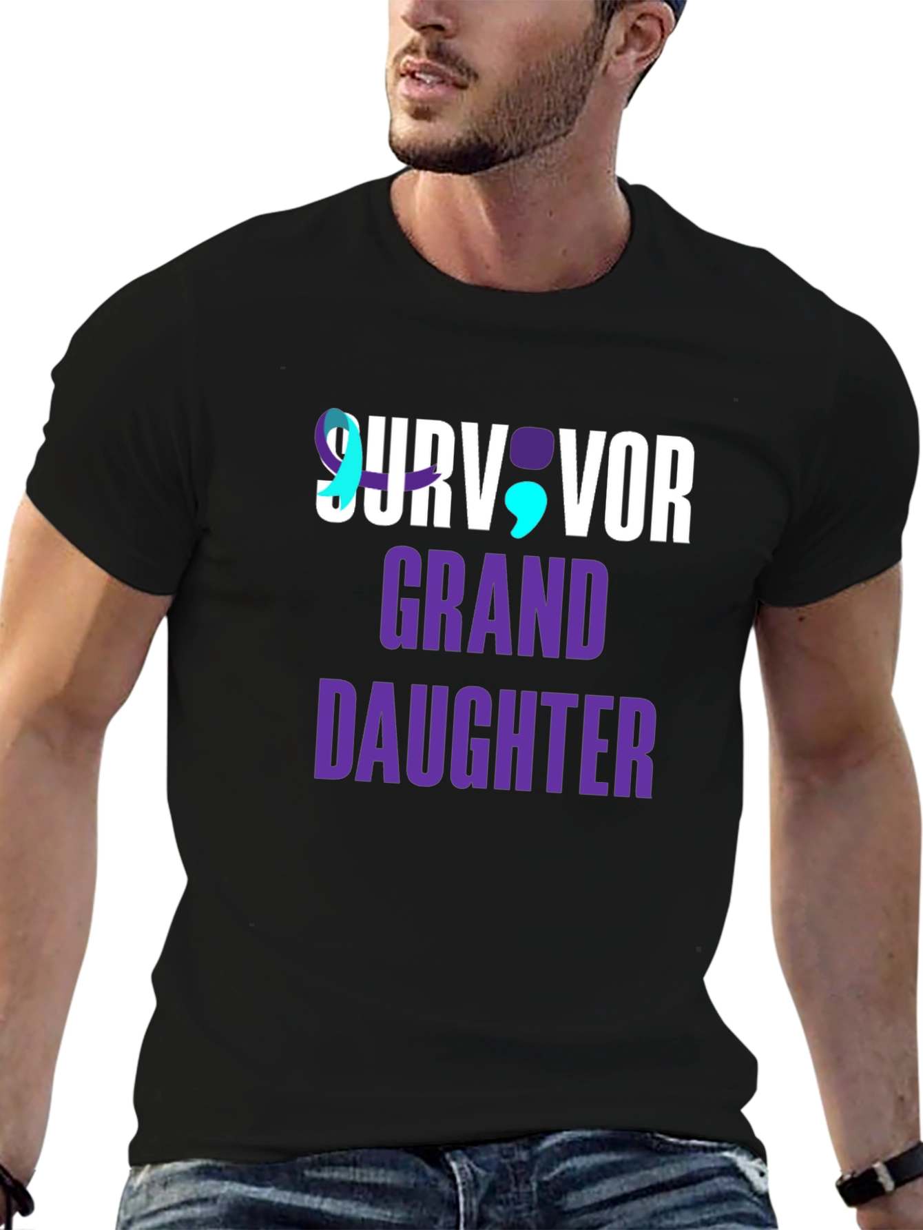 Survivor Granddaughter T-Shirt Mental Health Awareness