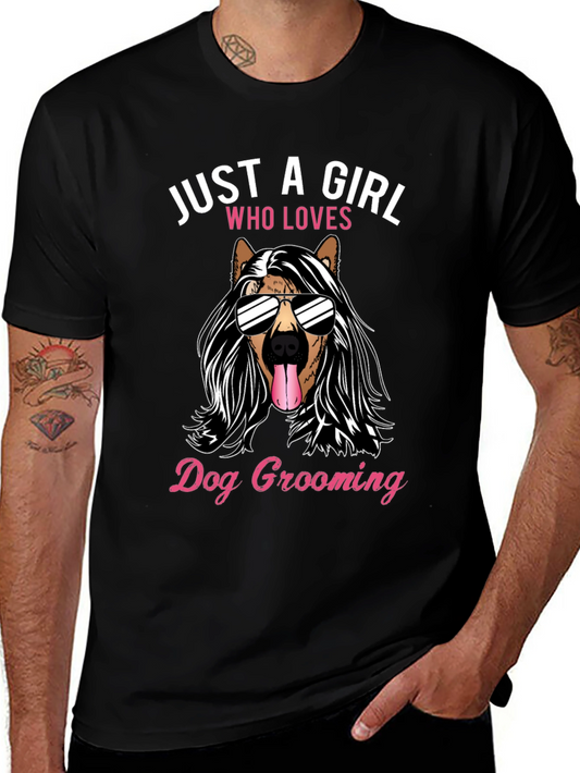 Dog Grooming Girl T-Shirt
