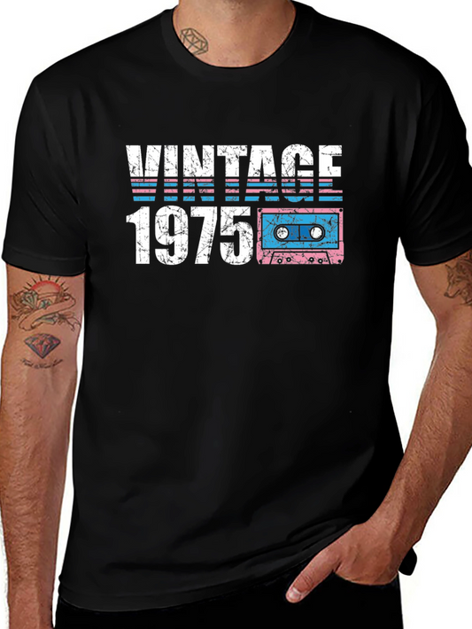 Vintage 1975 Cassette Tape T-Shirt