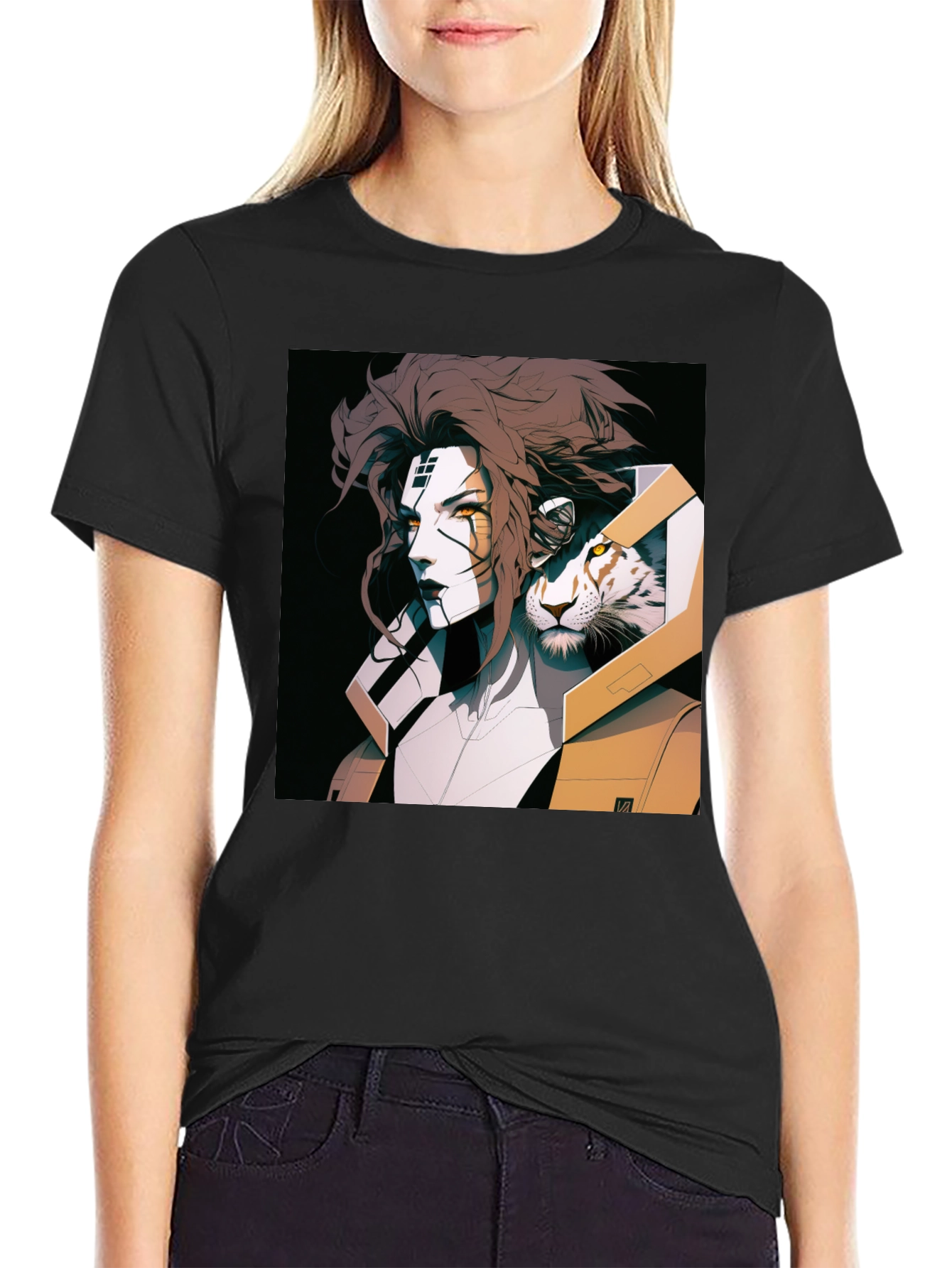 Cyberpunk Warrior Graphic Tee