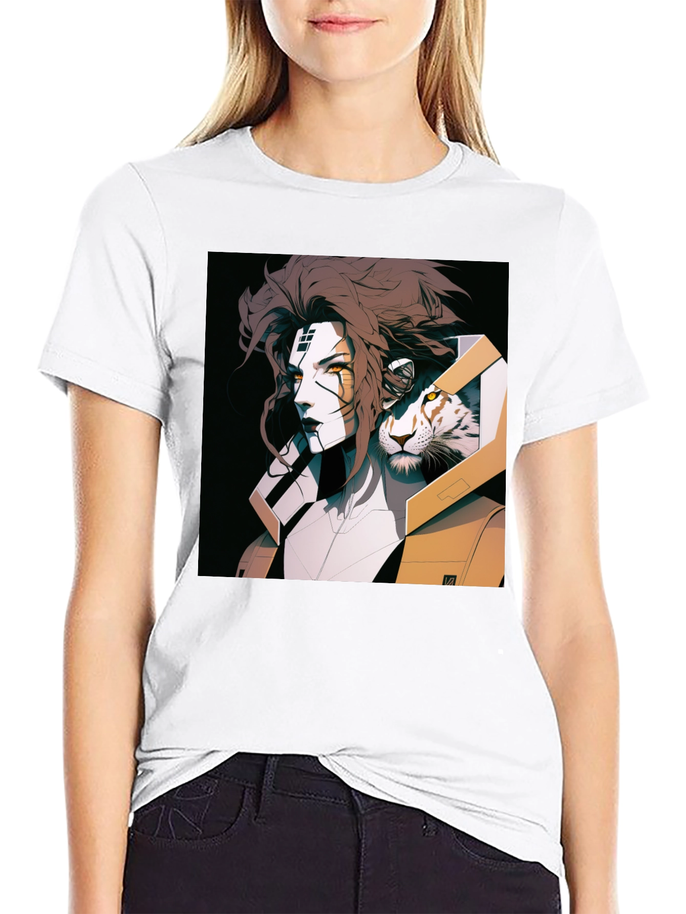 Cyberpunk Warrior Graphic Tee