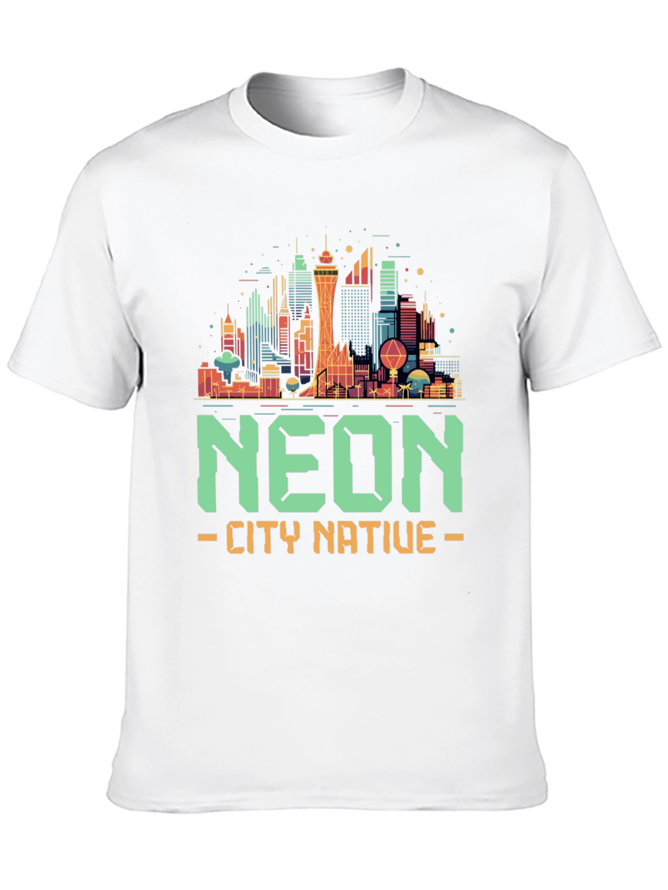Neon City Native Graphic T-Shirt